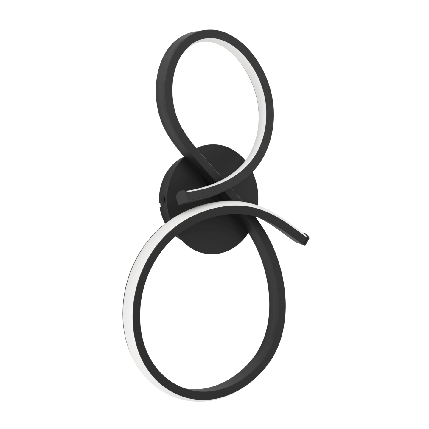 Seinävalaisin EGLO Serpins led 11,4W musta/valkoinen