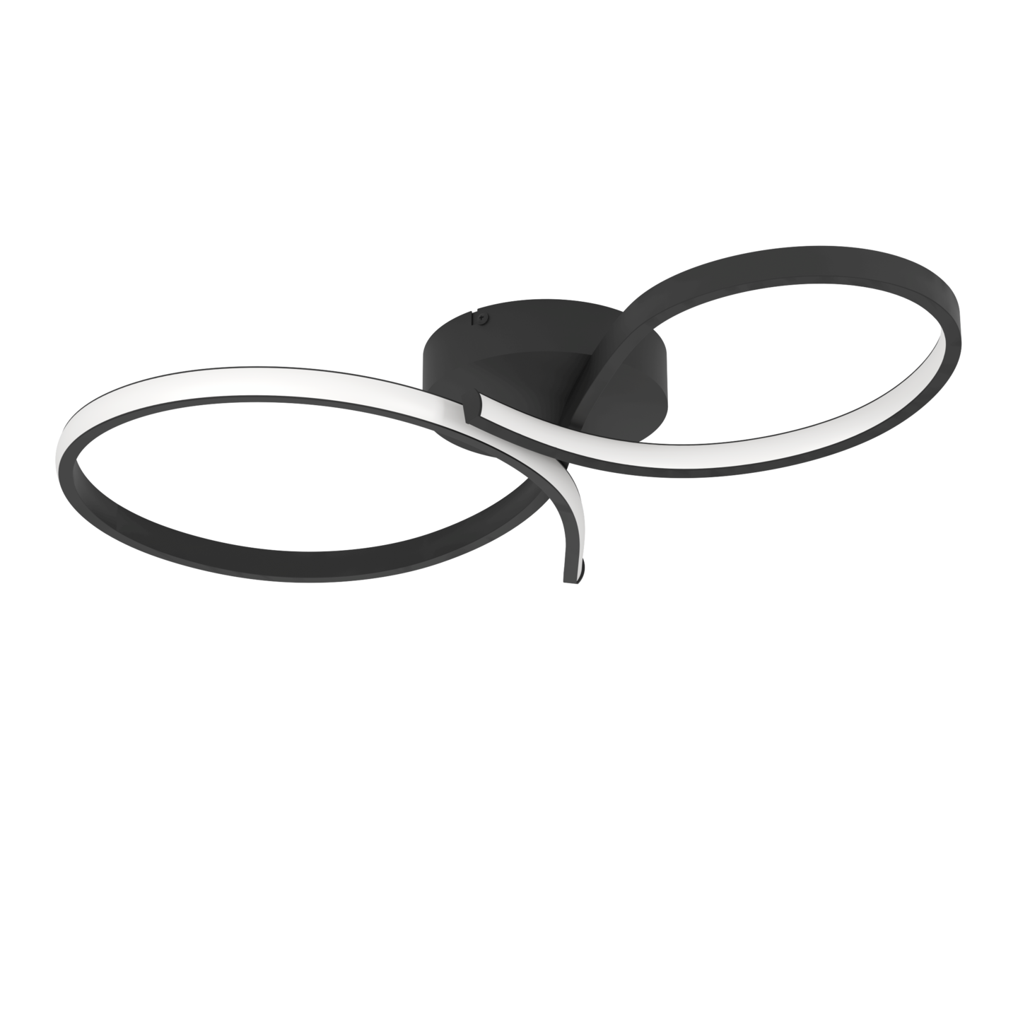 Kattovalaisin EGLO Serpins led 21W musta/valkoinen