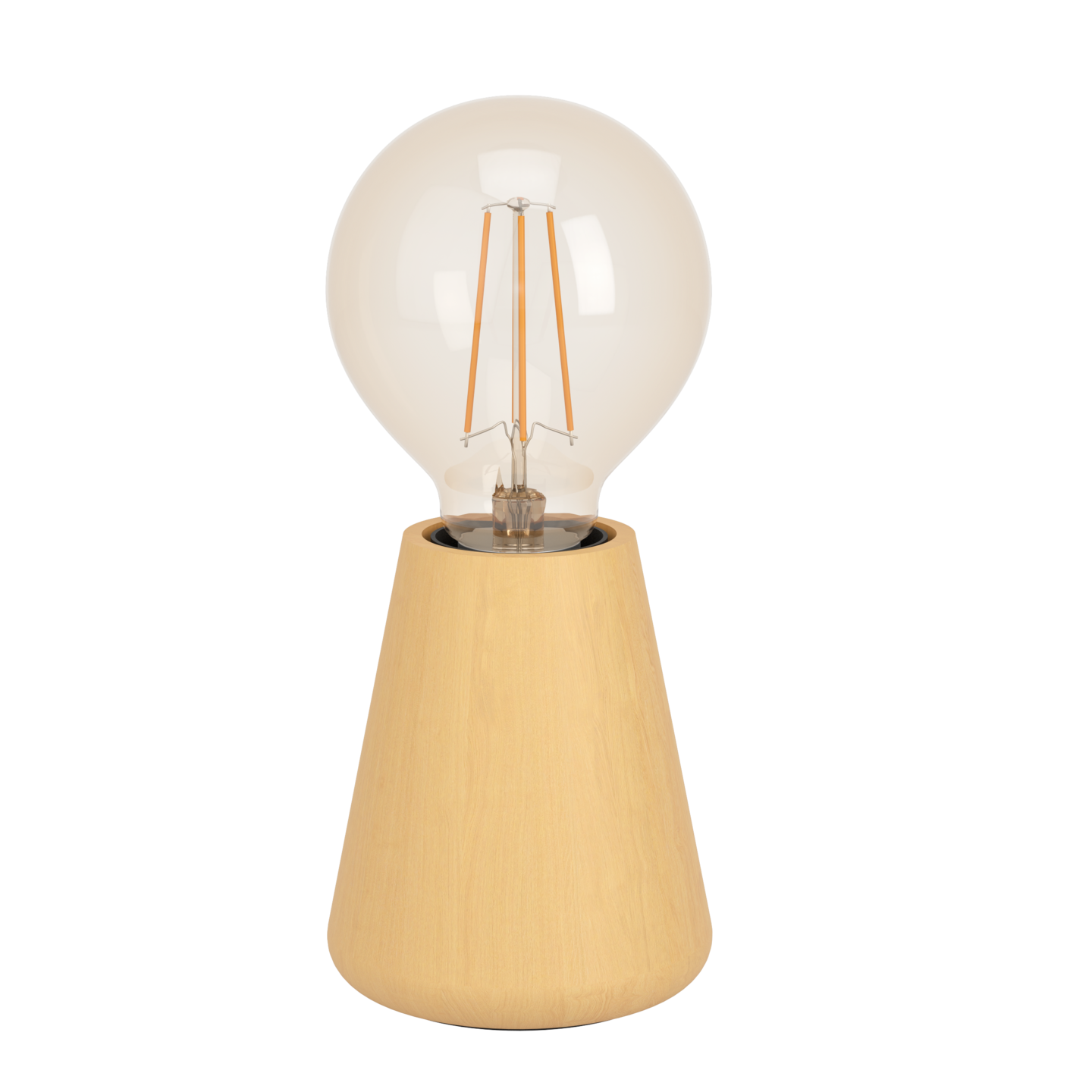 Pöytävalaisin EGLO Asby E27 vaalea puu