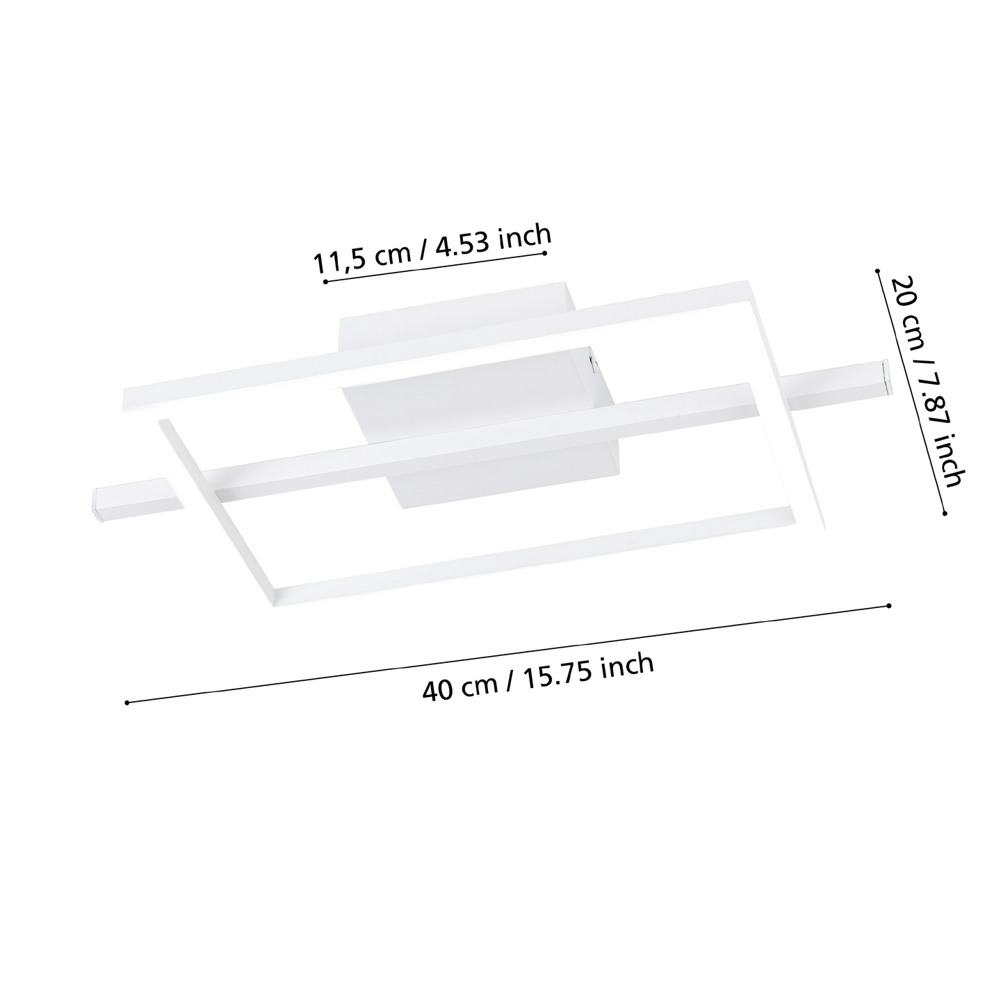 Kattovalaisin EGLO Amandolo led 17W RGB CCT valkoinen