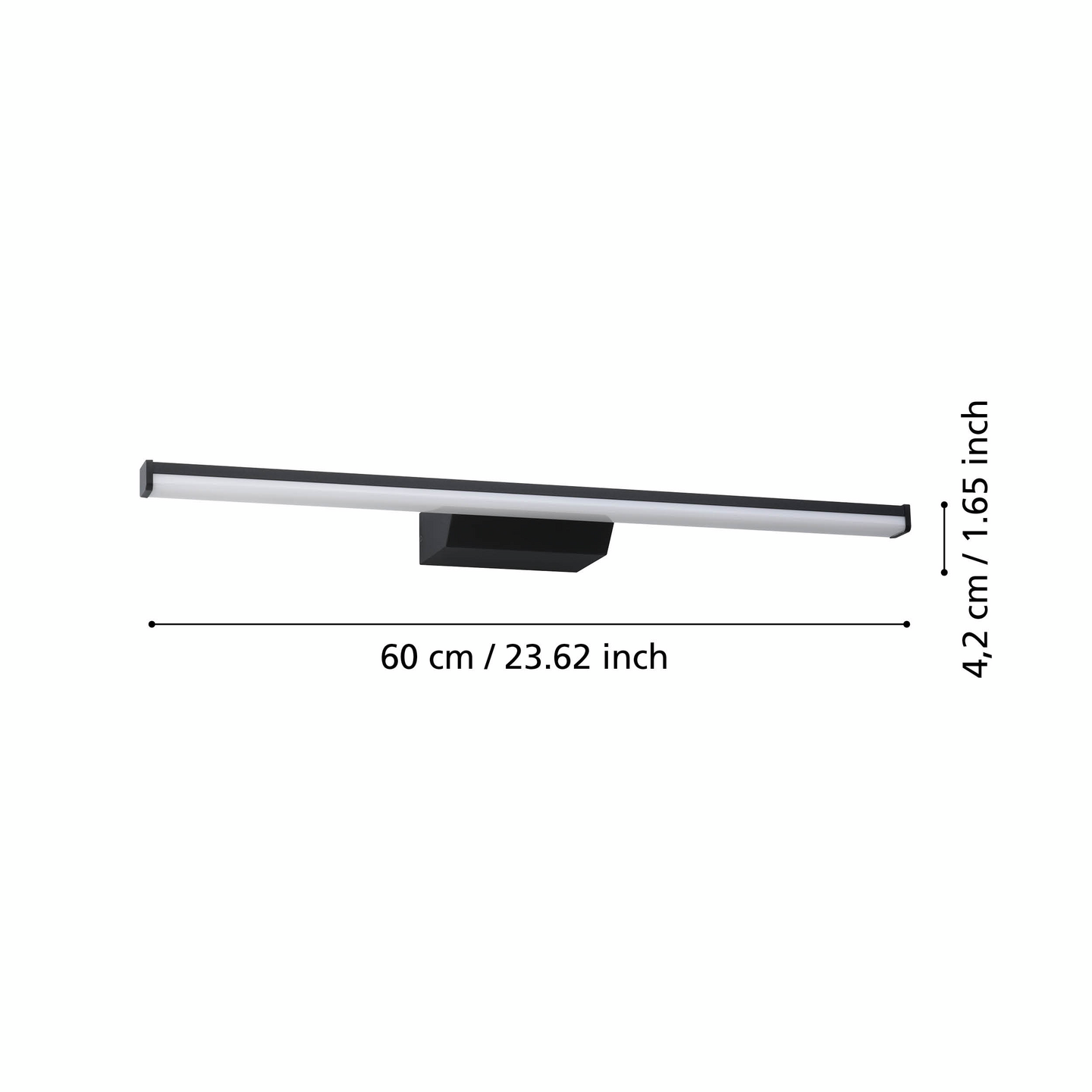 Peilivalaisin EGLO connect.z Regello-z led 12W CCT musta