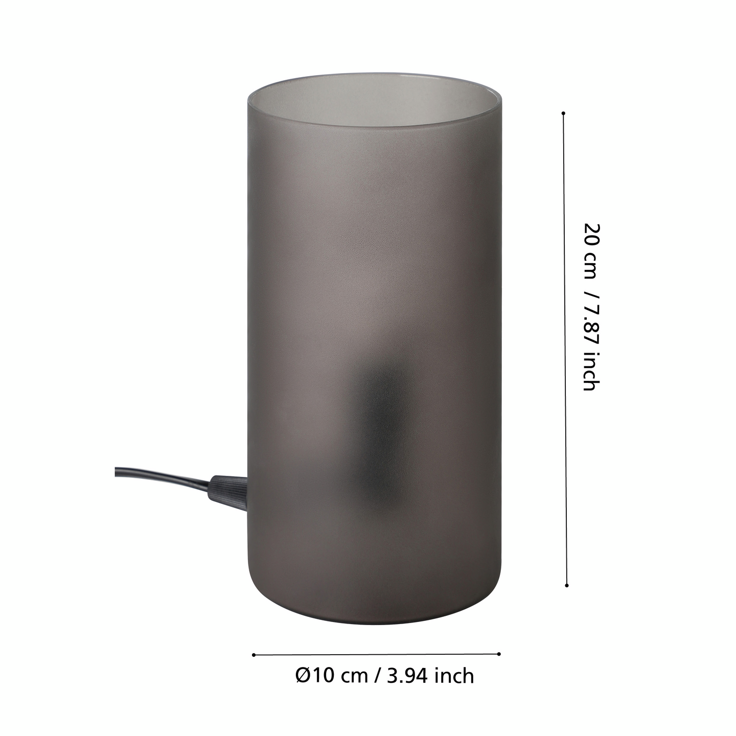 Pöytävalaisin EGLO Geo E14 harmaa