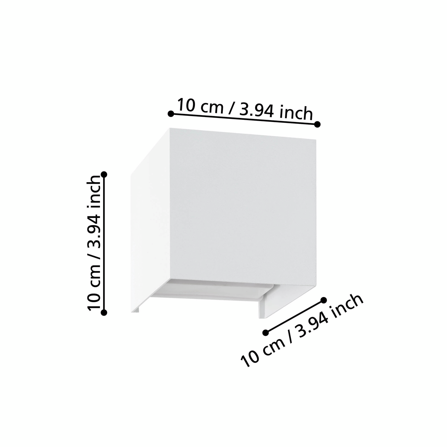 Seinävalaisin EGLO Valmontone led 2x1,5W valkoinen