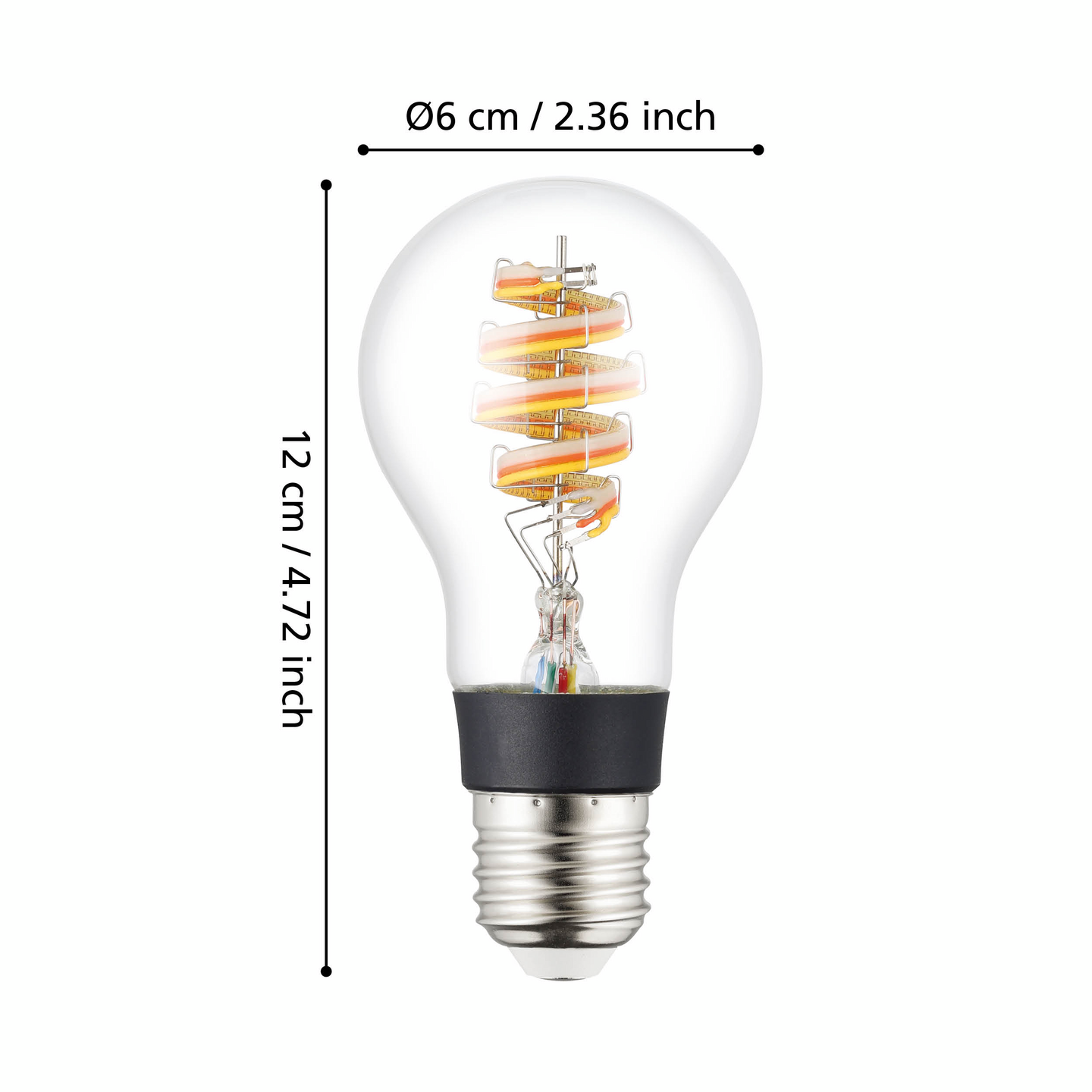 Led-lamppu EGLO connect.z RGB A60 4,9W E27 kirkas
