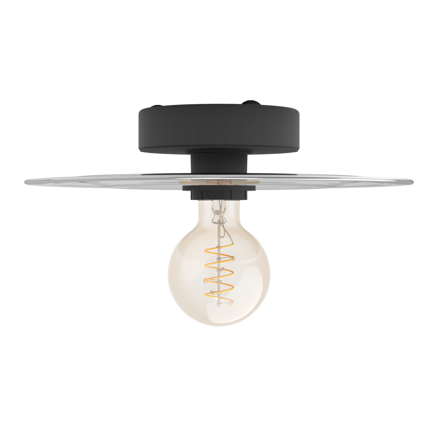 Katto-/seinävalaisin EGLO Lintmill E27 musta/harmaa