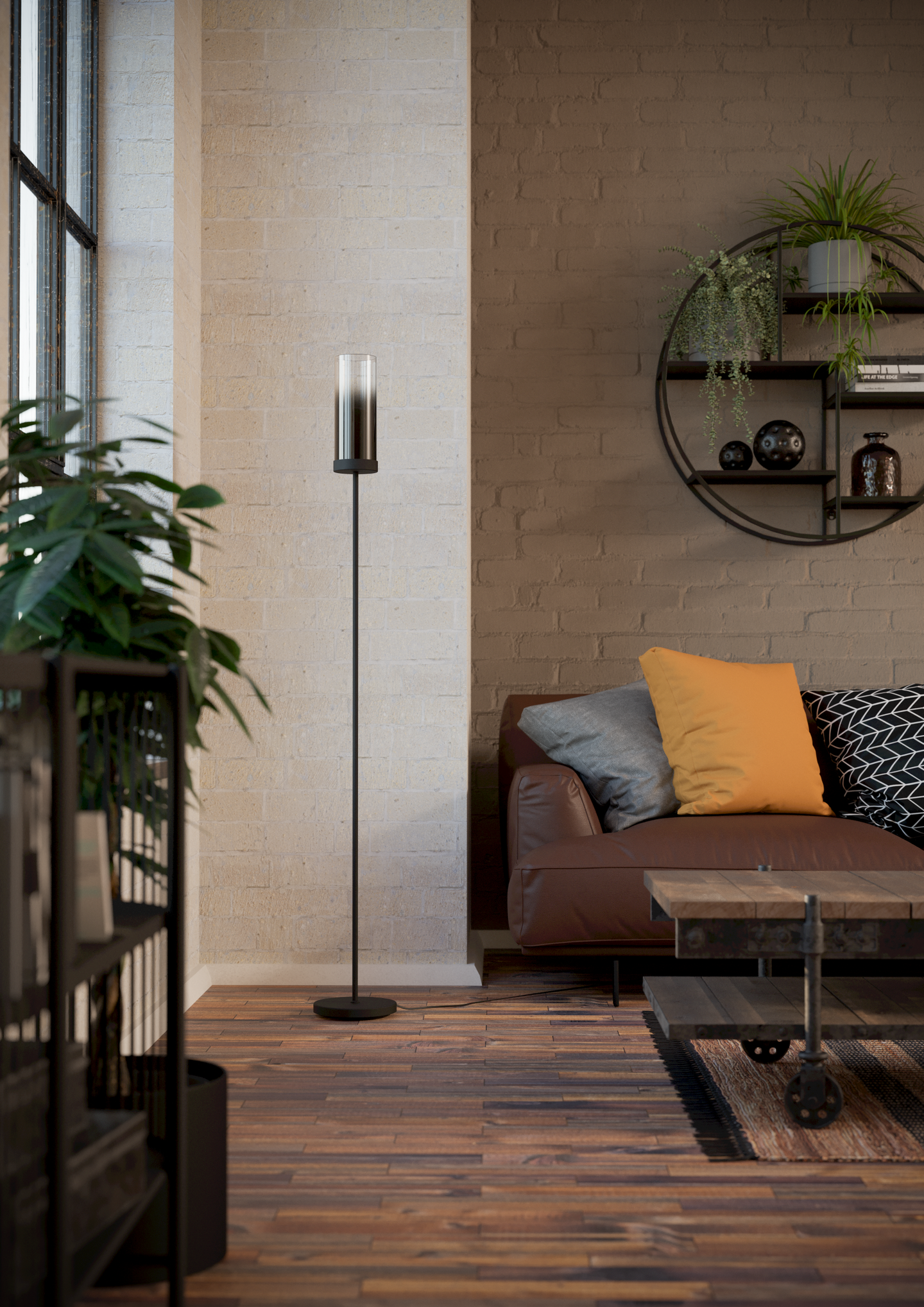 Lattiavalaisin EGLO Toothill E27 musta/kirkas