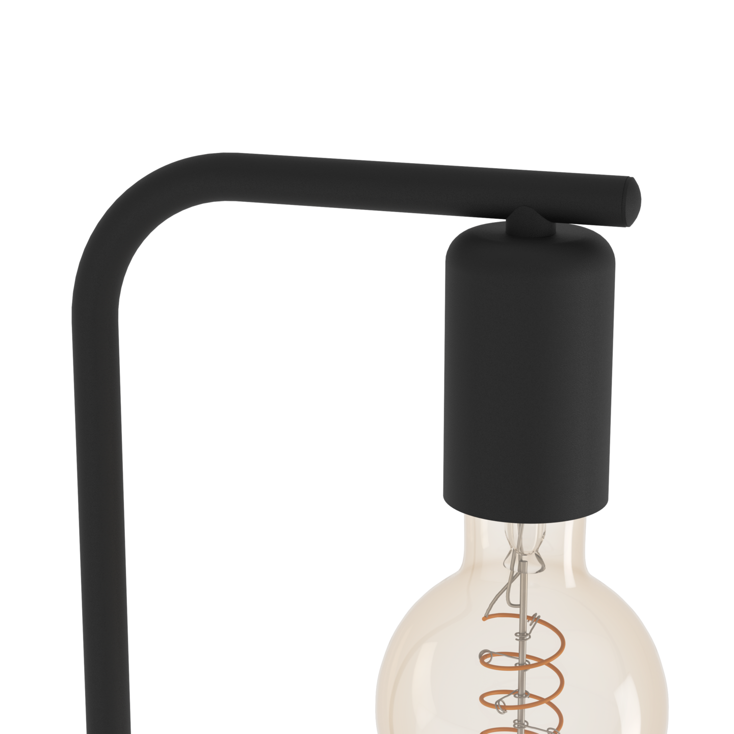 Lattiavalaisin EGLO Cranley 1 E27 musta