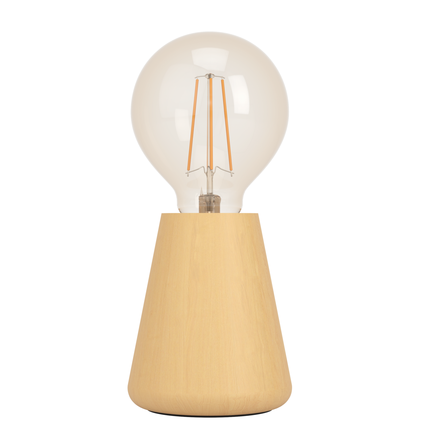 Pöytävalaisin EGLO Asby E27 vaalea puu