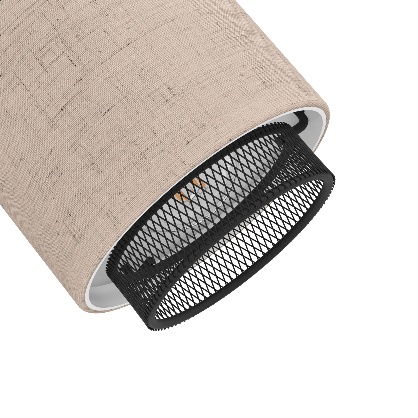 Kattospotti EGLO Rosley E14 musta/pellava