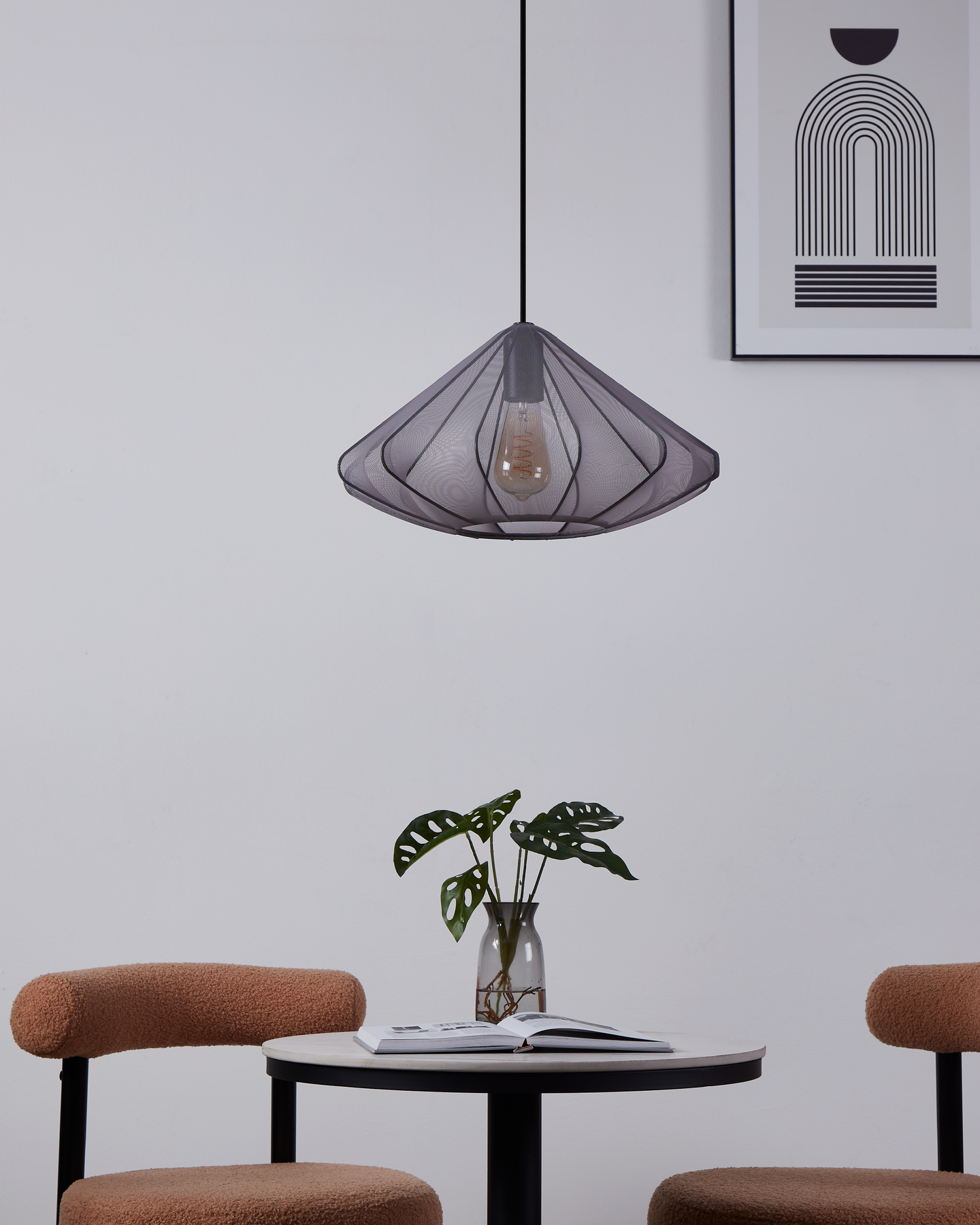 Riippuvalaisin EGLO Dolwen E27 42,5cm musta