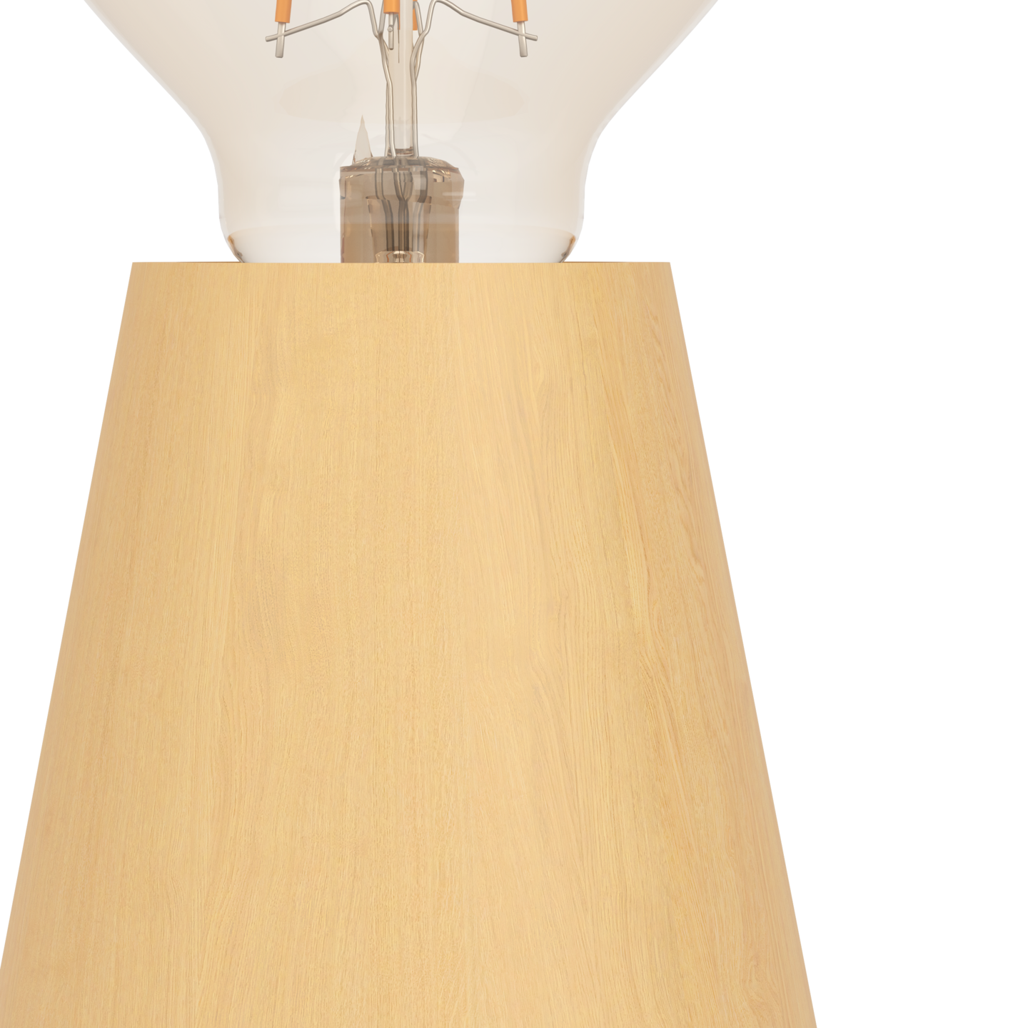 Pöytävalaisin EGLO Asby E27 vaalea puu