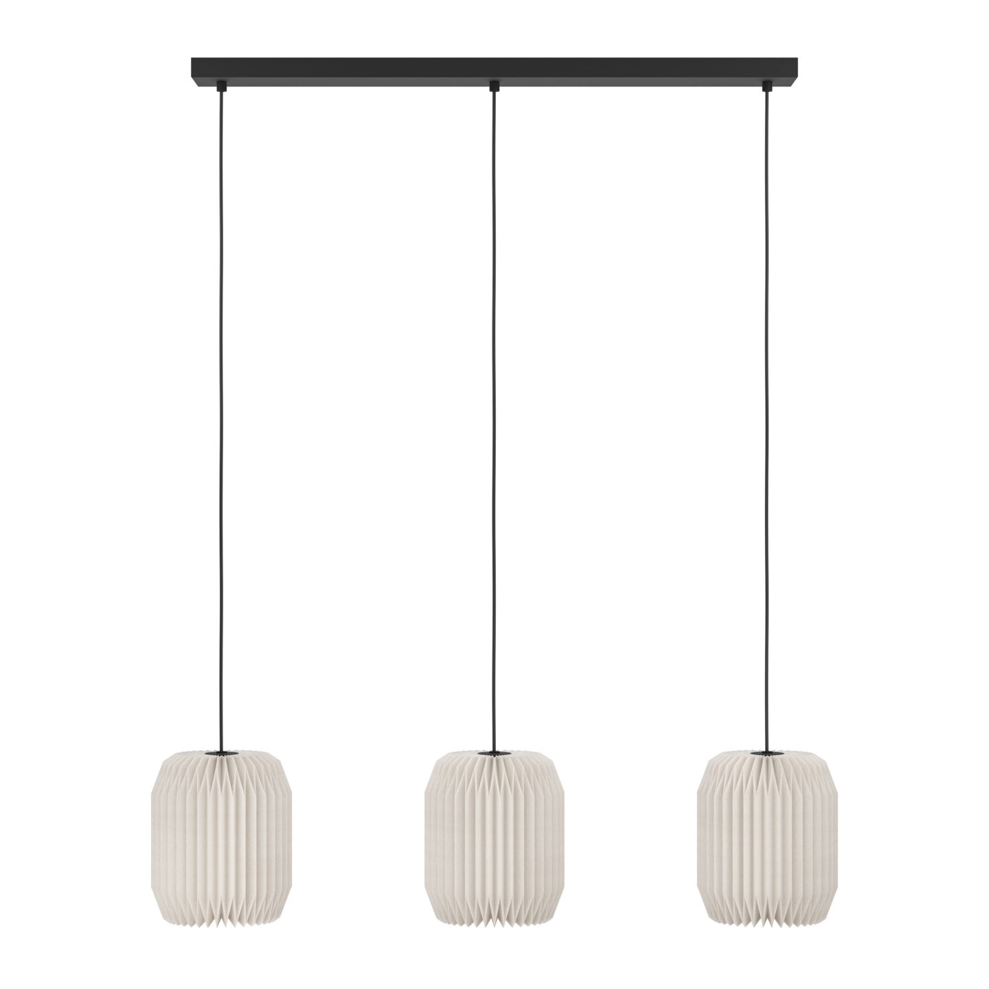 Riippuvalaisin EGLO 3-os Belgrave E27 musta/valkoinen