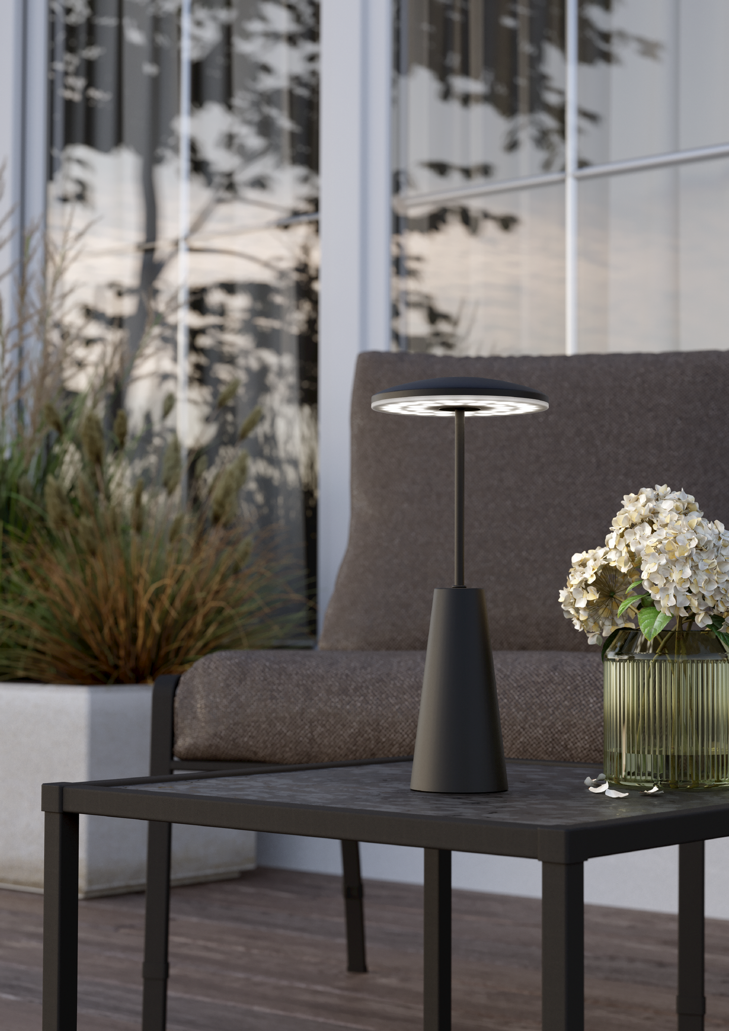 Ulkopöytävalaisin EGLO Piccola led 2,8W CCT musta