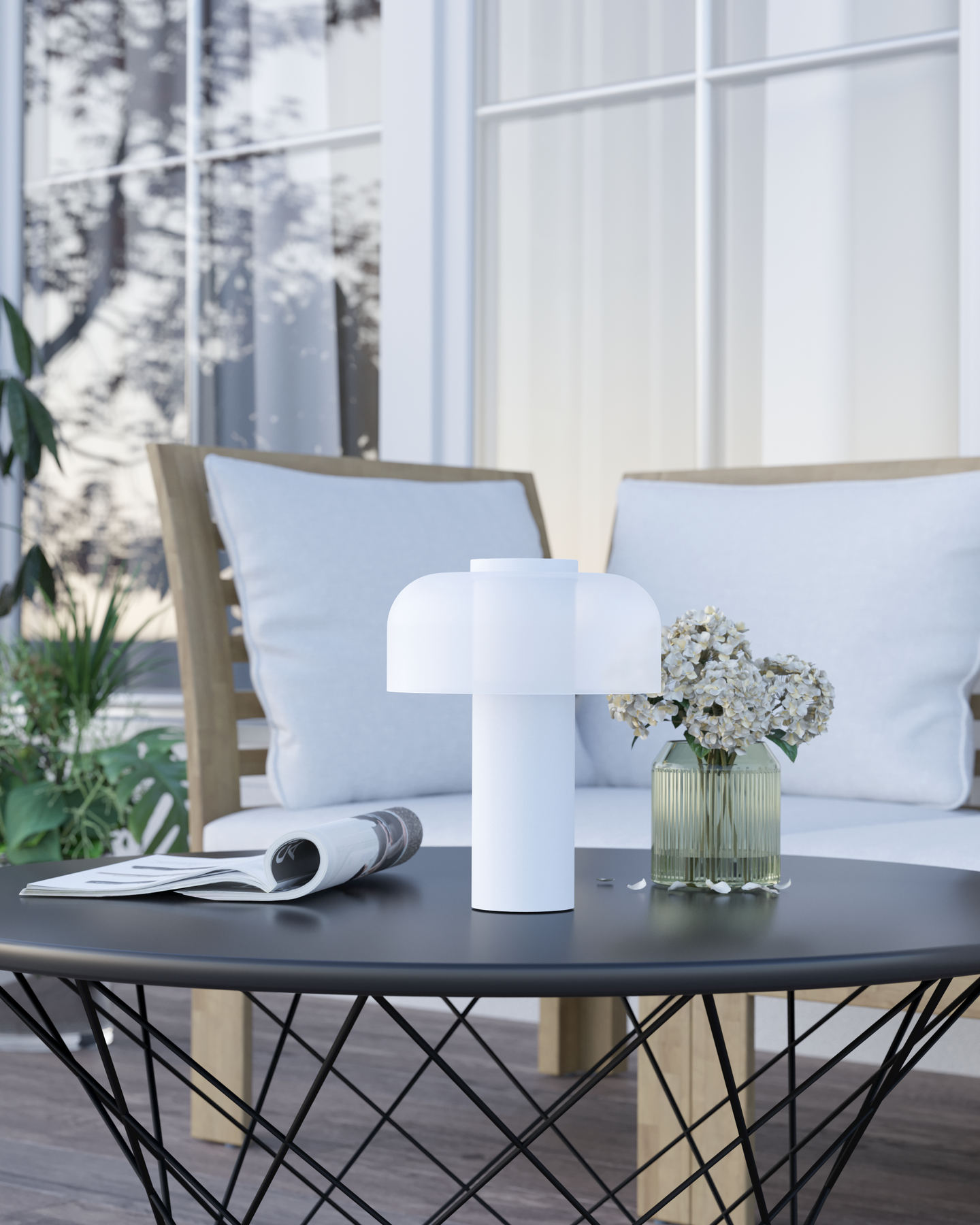 Ulkopöytävalaisin EGLO Ponente led 2,25W CCT valkoinen