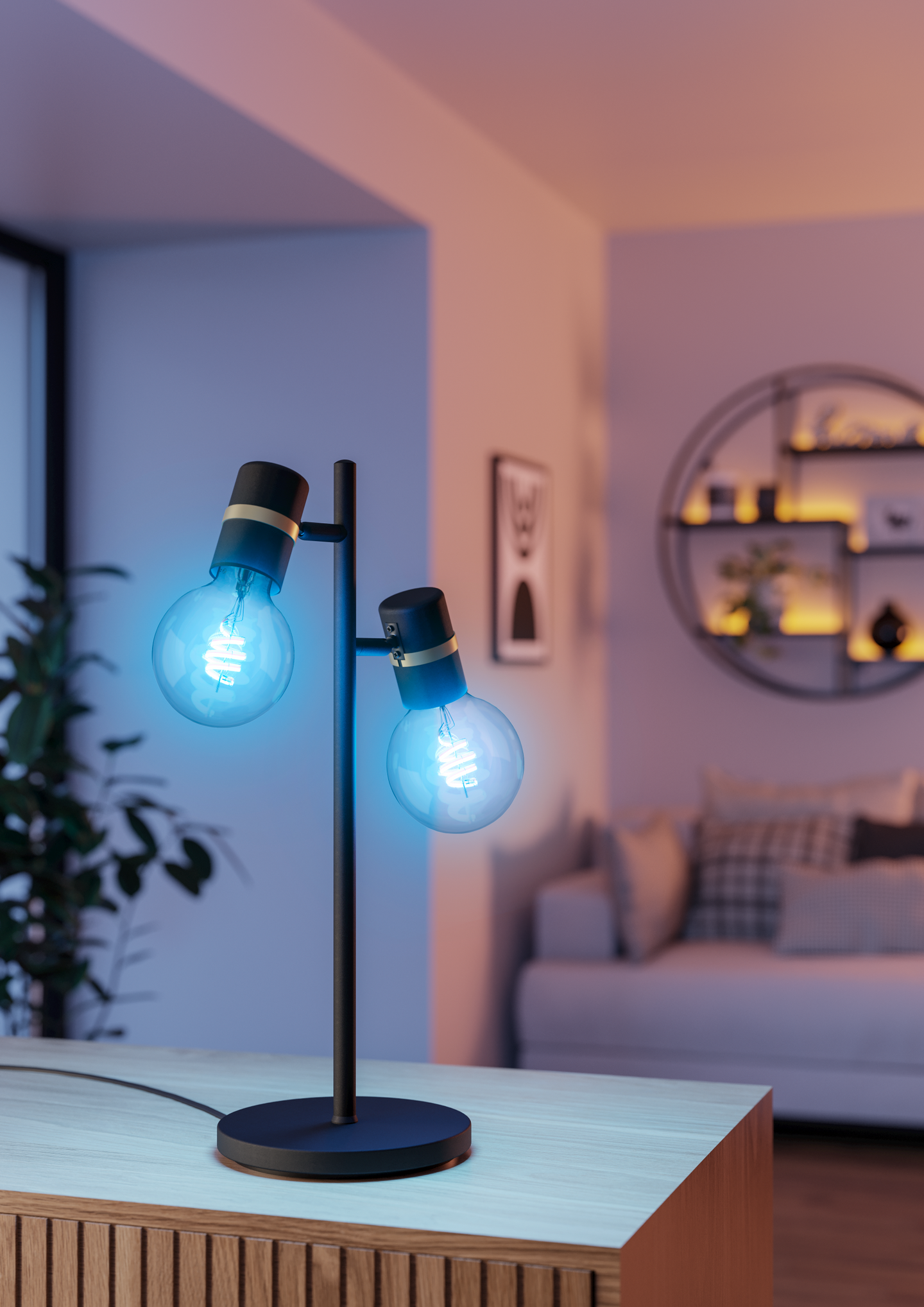 Led-polttimo EGLO connect.z RGB E27 G95 4,9W kirkas