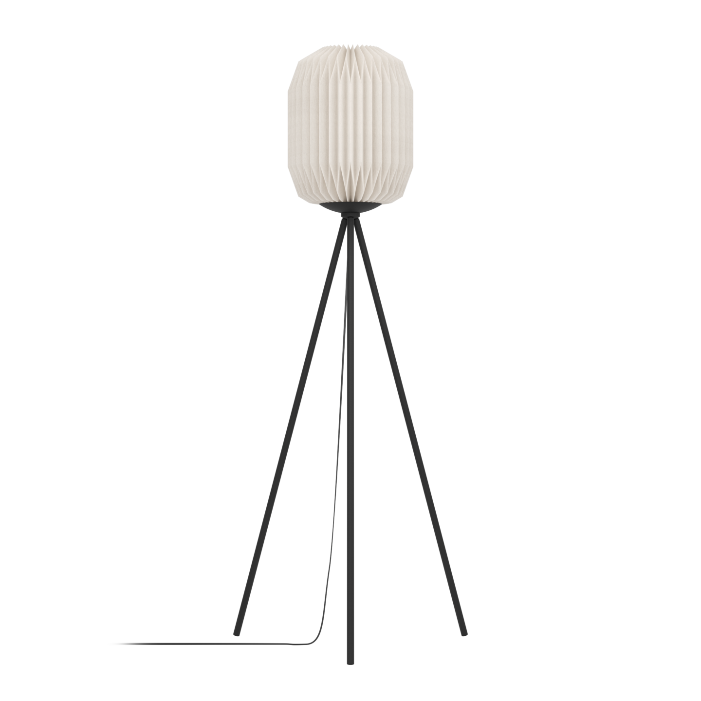 Lattiavalaisin EGLO Belgrave E27 musta/valkoinen