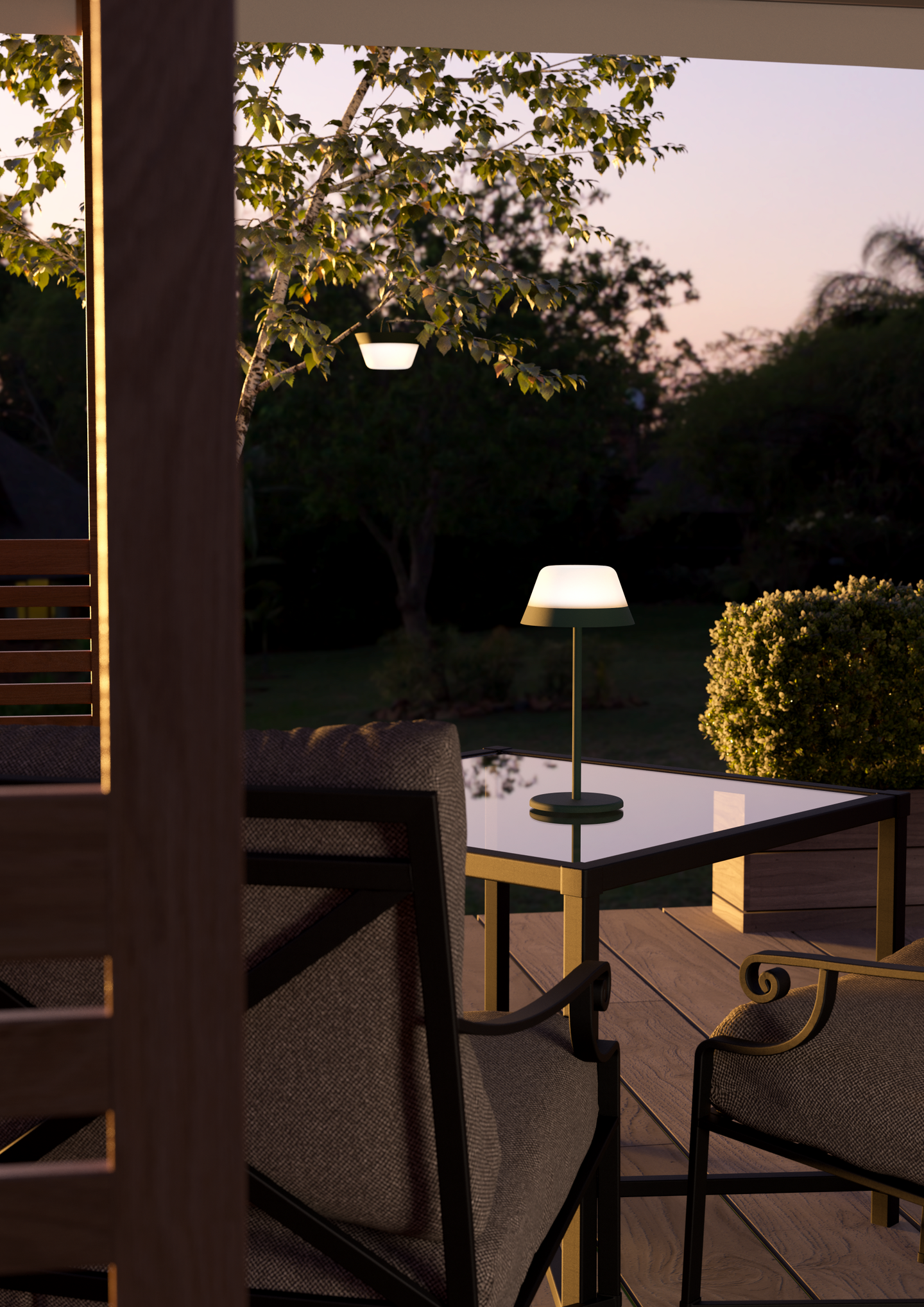 Ulkopöytävalaisin EGLO Meggiano led 1,5W/0,8W RGB vihreä/valkoinen