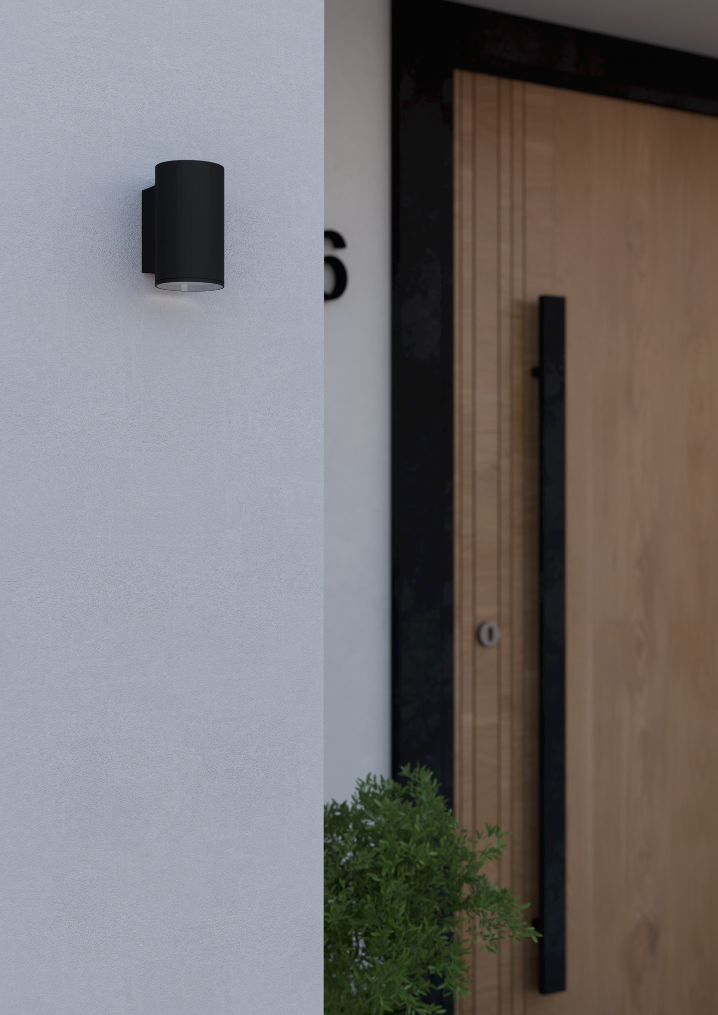 Ulkoseinävalaisin EGLO Izzalini GU10 2,8W musta