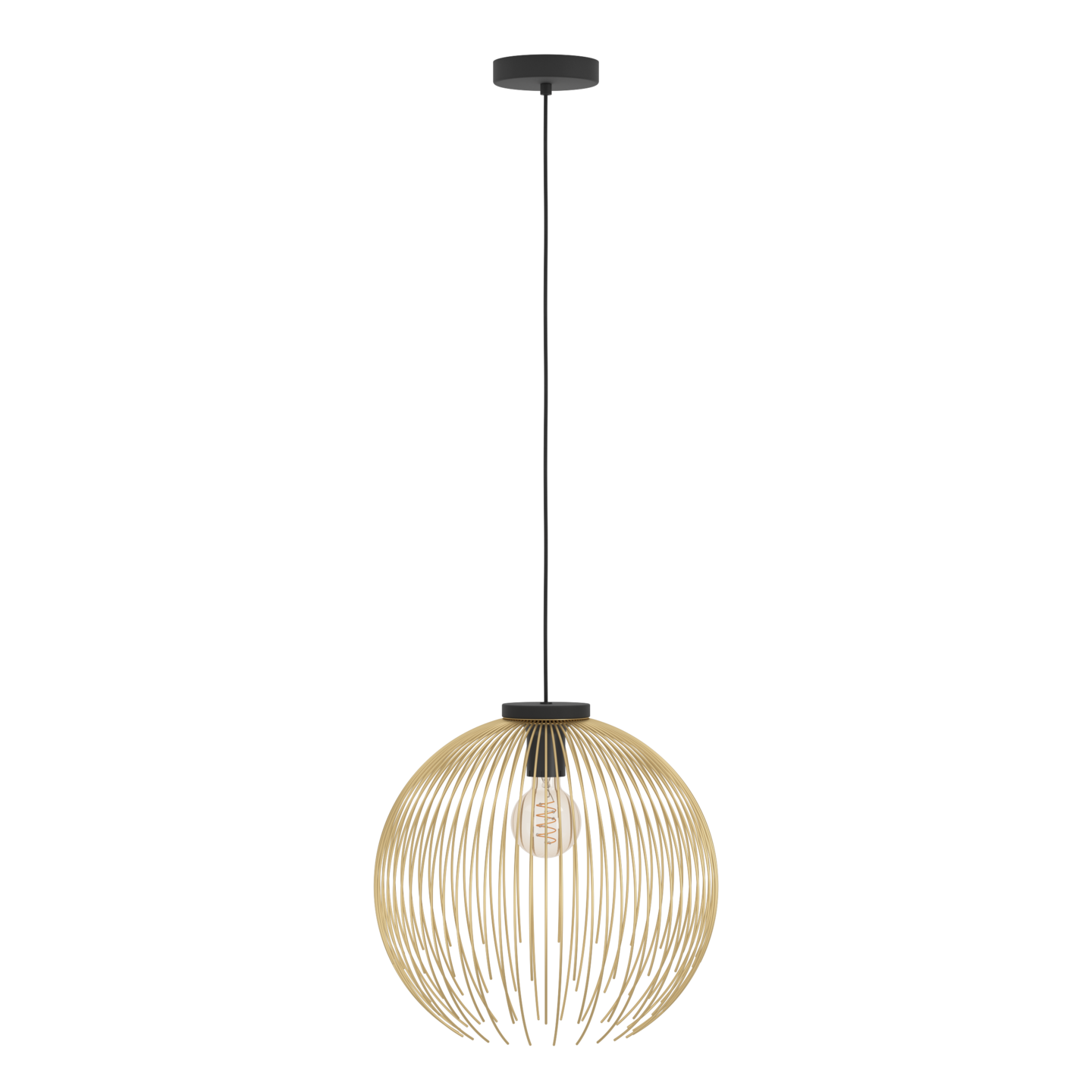 Riippuvalaisin EGLO Venezuela E27 musta/kulta