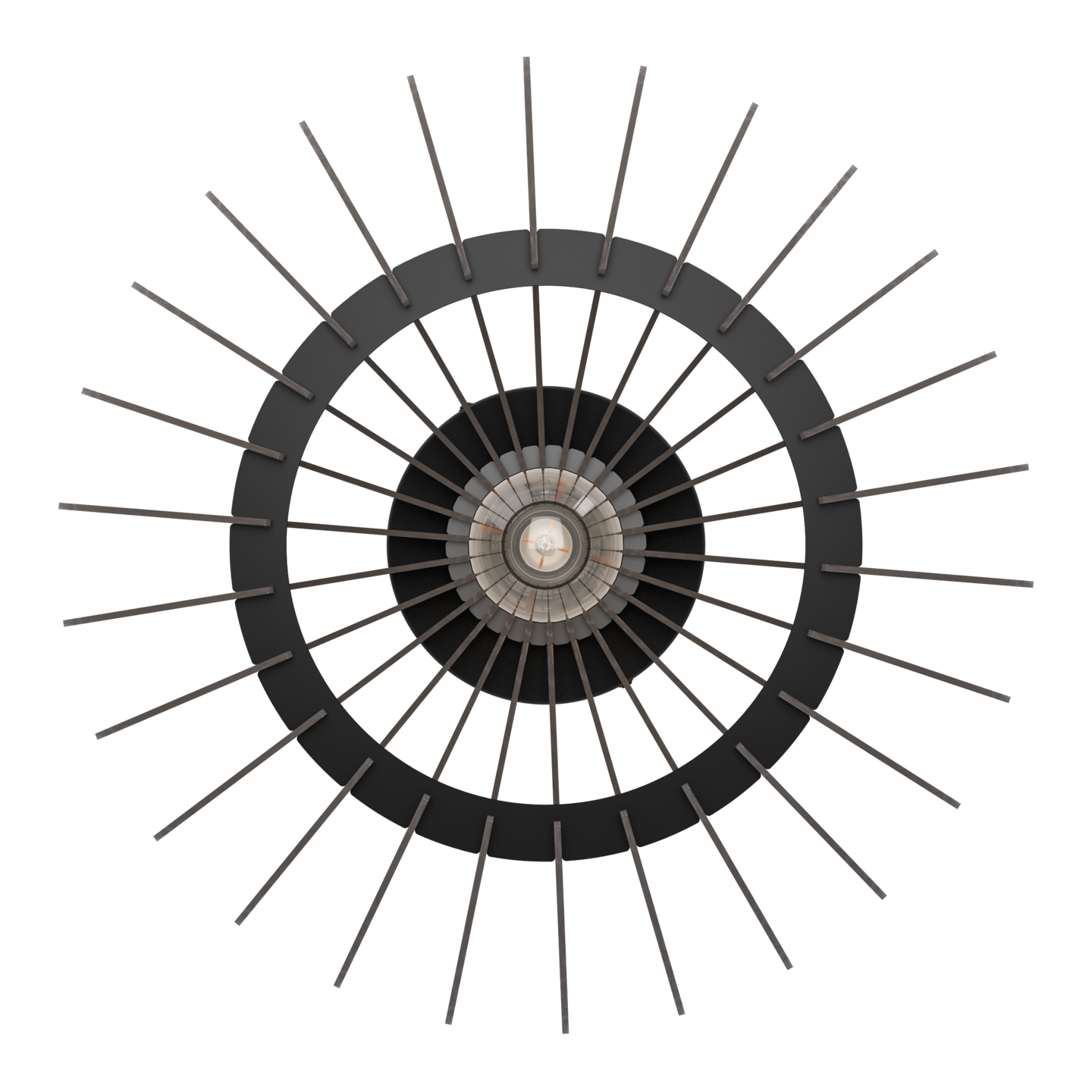 Kattovalaisin EGLO Cossano 3 E27 45cm musta