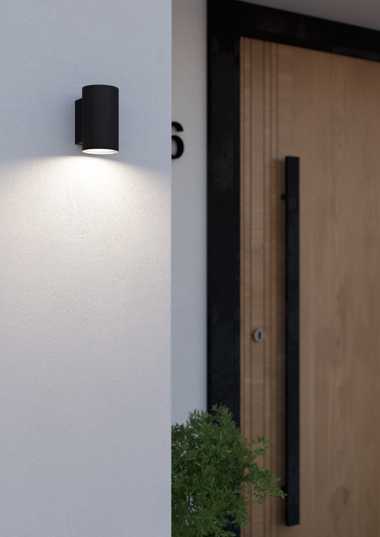 Ulkoseinävalaisin EGLO Izzalini GU10 2,8W musta