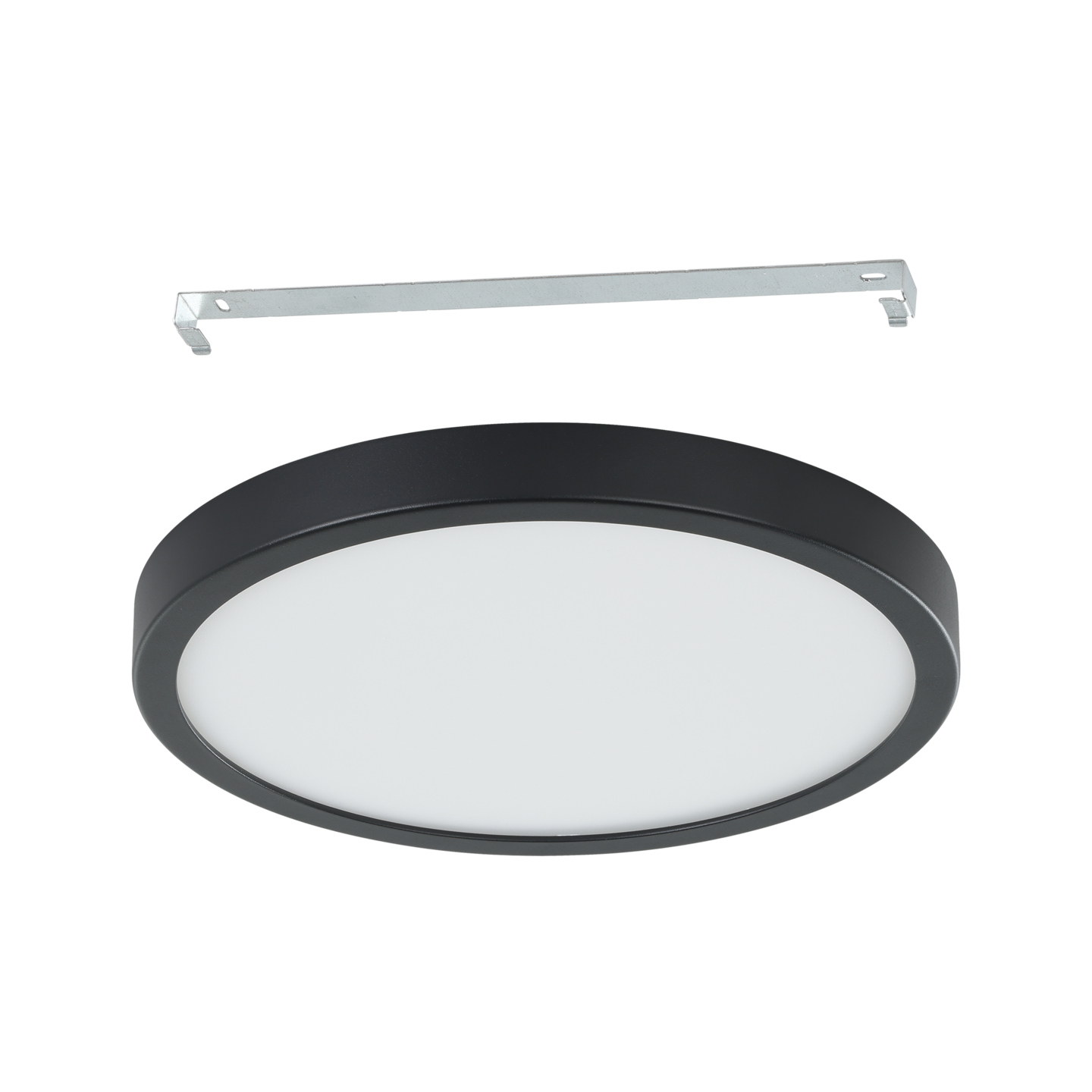 Kattovalaisin EGLO Fueva 5 led 20,5W 28,5cm liiketunnistin musta/valkoinen