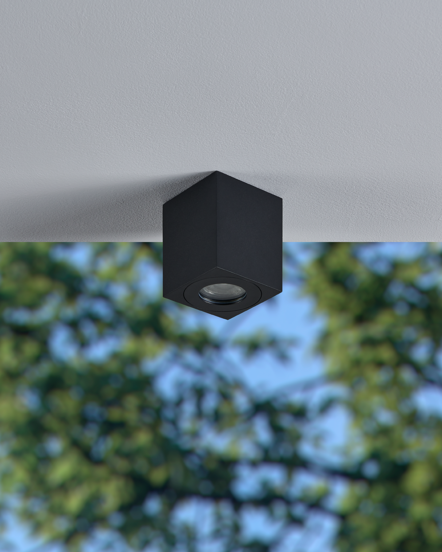 Ulkokattovalaisin EGLO Torrecola GU10 8x8cm musta