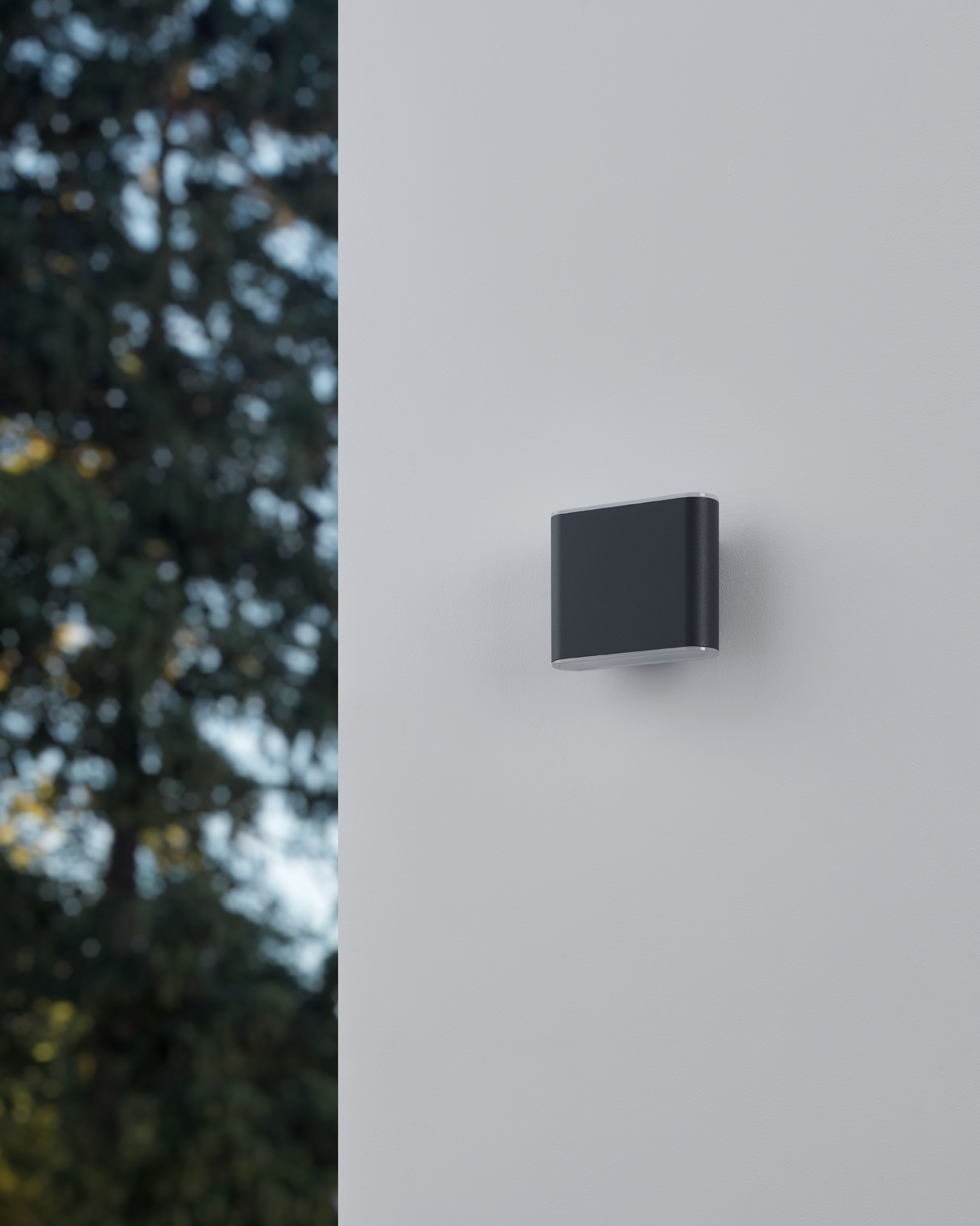 Ulkoseinävalaisin EGLO Grutti led 2x2,9W CCT 11,5cm antrasiitti