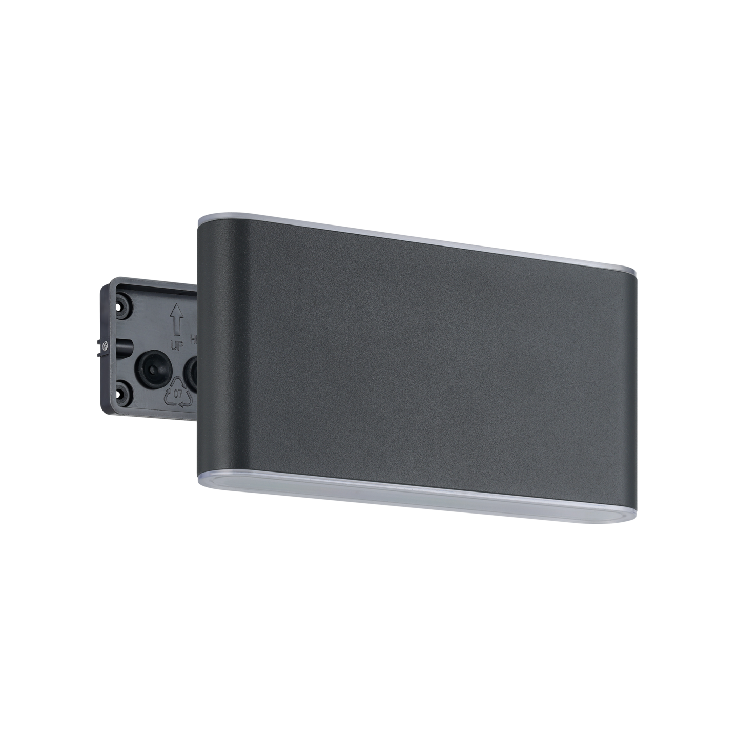 Ulkoseinävalaisin EGLO Grutti led 2x5,8W CCT 17,5cm antrasiitti