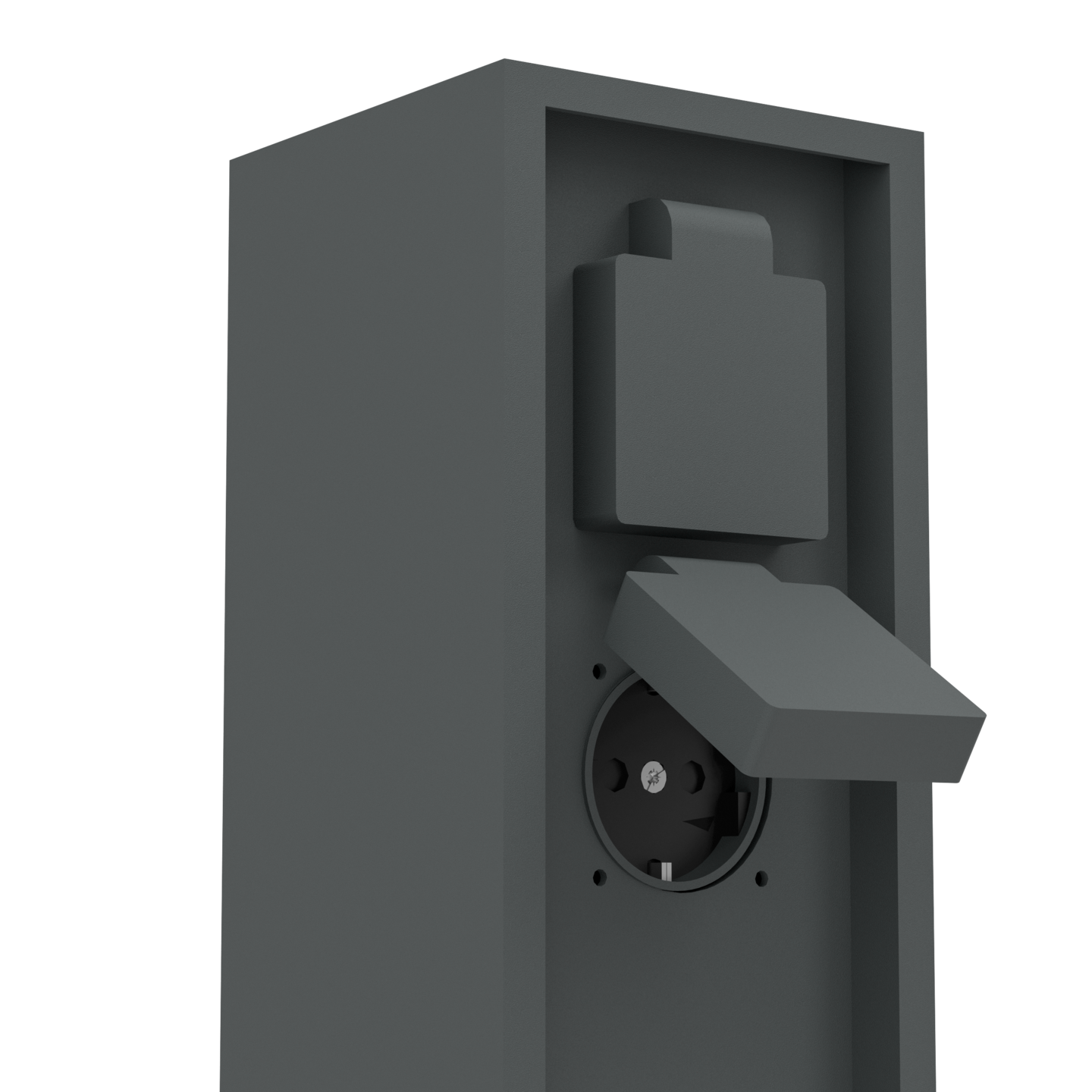 Ulkopistorasiapylväs EGLO Park 5 antrasiitti