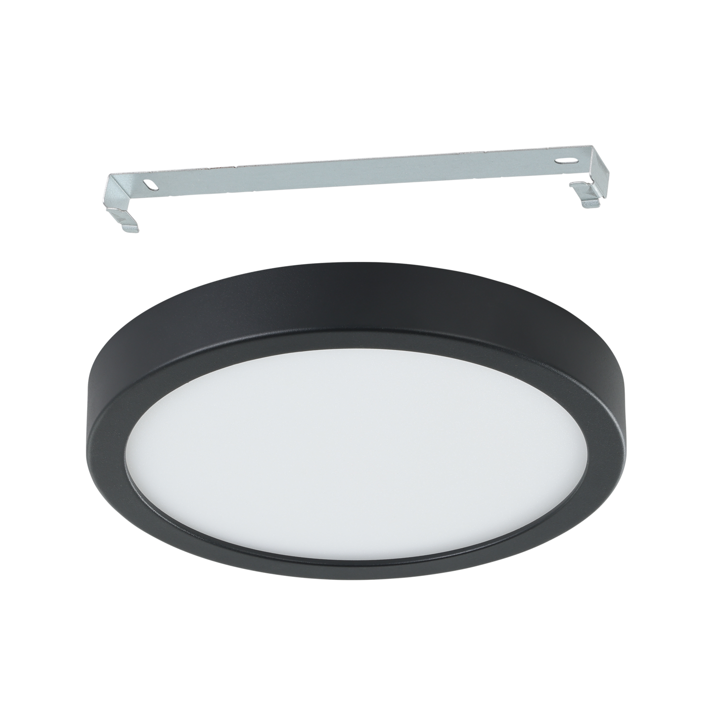 Kattovalaisin EGLO Fueva 5 led 17W 21cm liiketunnistin musta/valkoinen