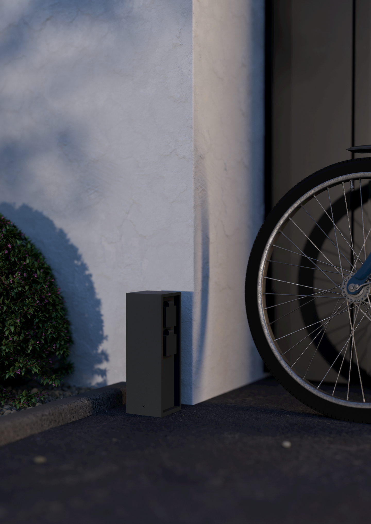 Ulkopistorasiapylväs EGLO Park 5 antrasiitti