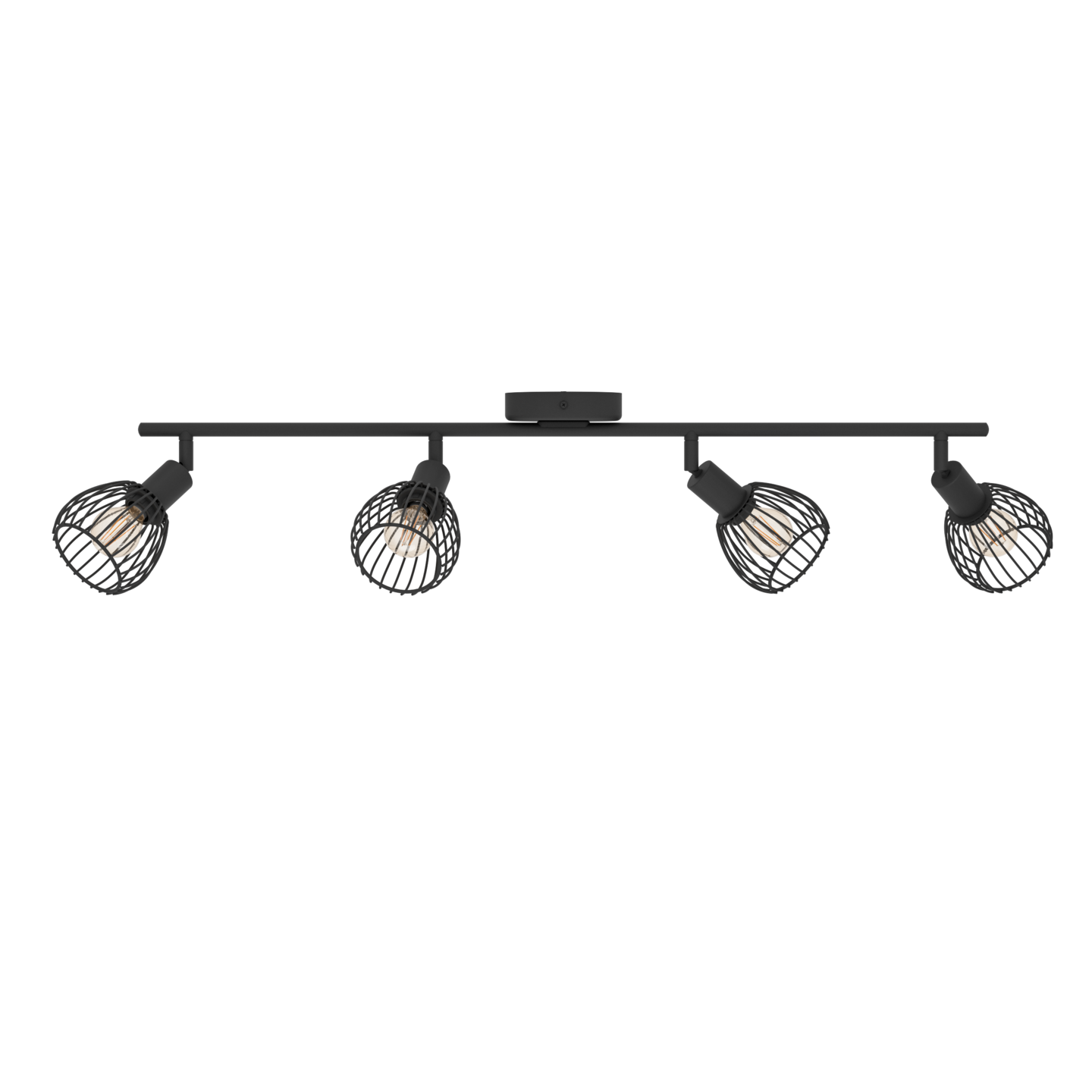 Kattospotti EGLO 4-os Sonnino E14 musta