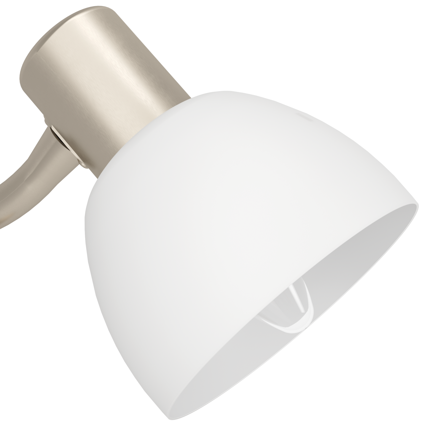 Pöytävalaisin EGLO Macere E14 nikkeli/valkoinen