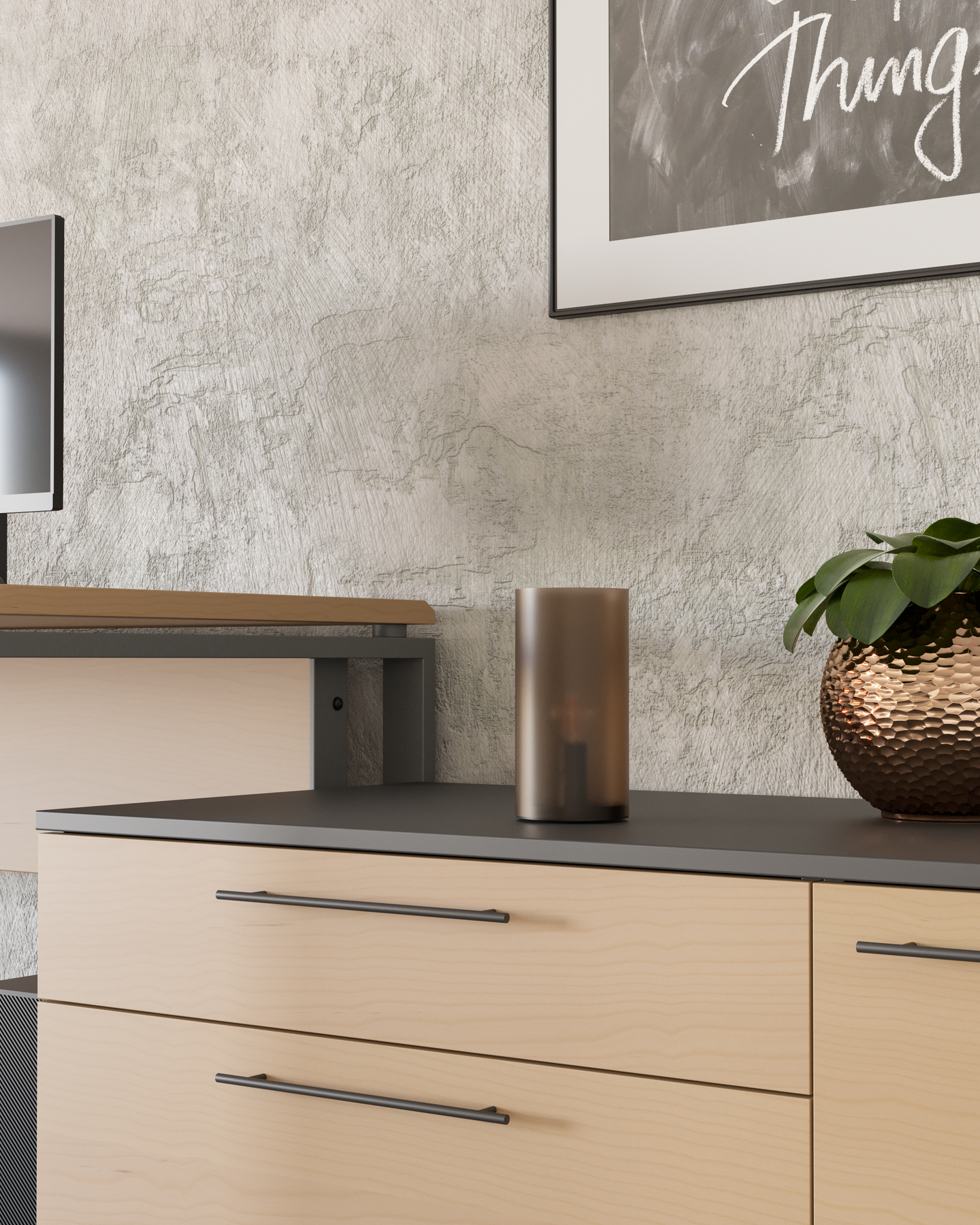 Pöytävalaisin EGLO Geo E14 hiekka