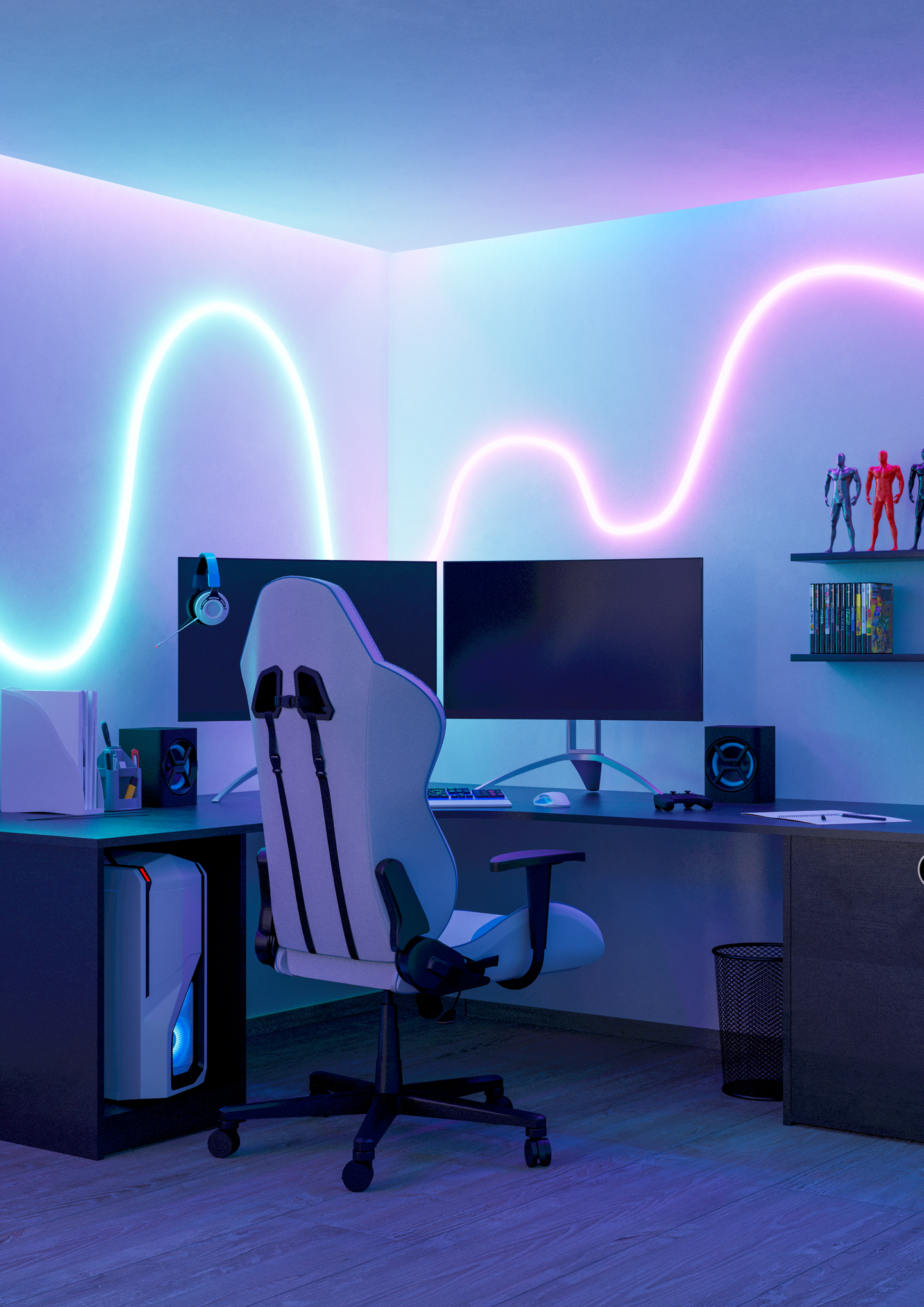 Led-valonauha EGLO connect.z stripe Led 20W RGB CCT 3m