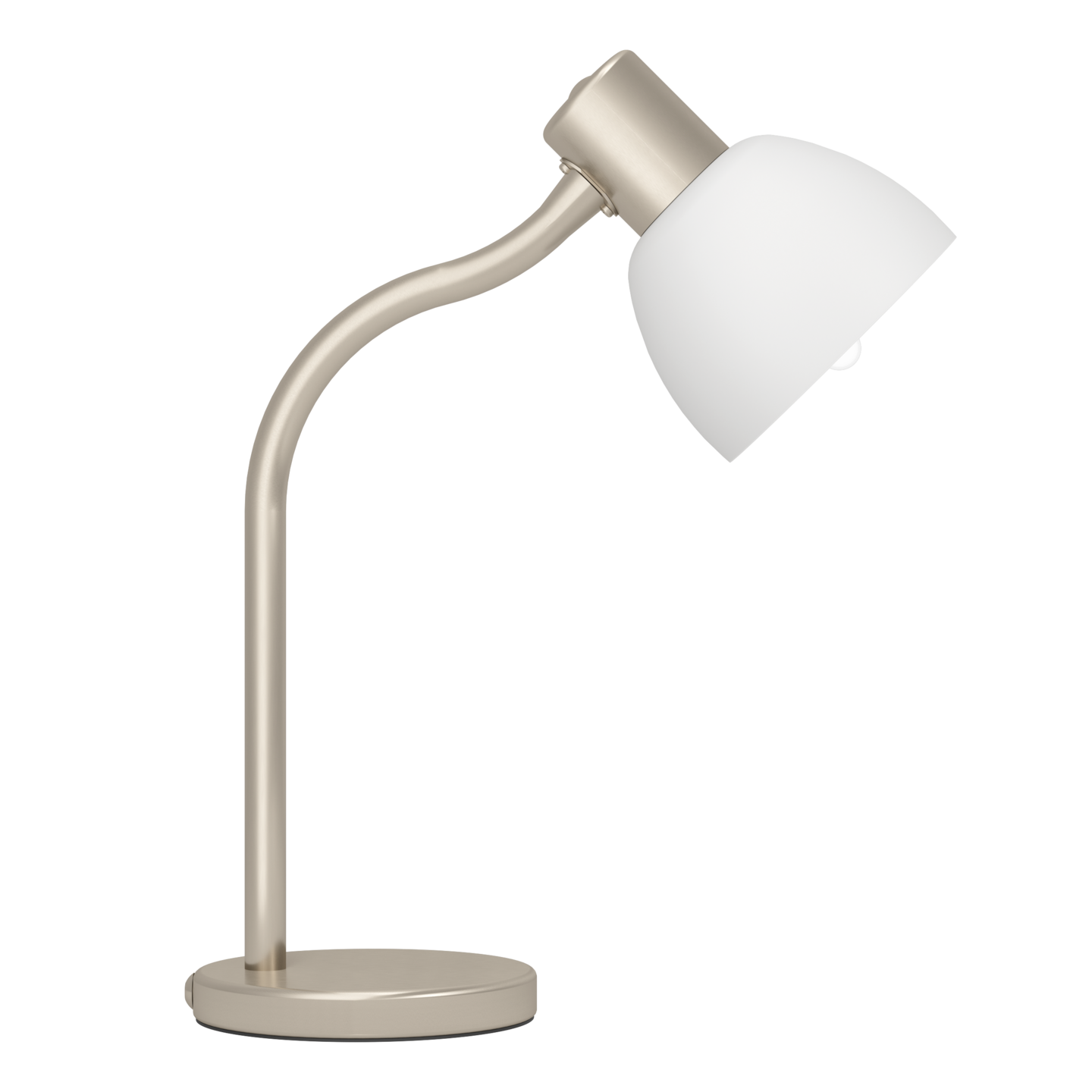 Pöytävalaisin EGLO Macere E14 nikkeli/valkoinen