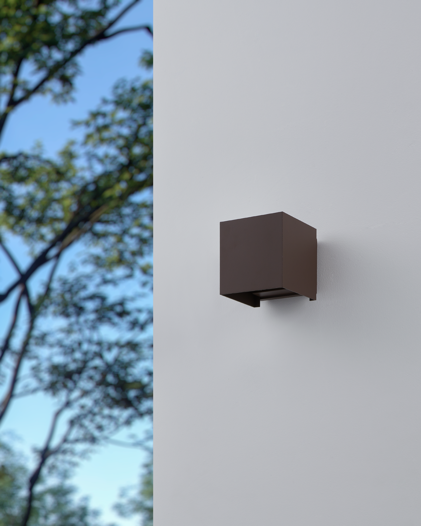 Ulkoseinävalaisin EGLO Calpino 3 led 2x2,8W ruskea