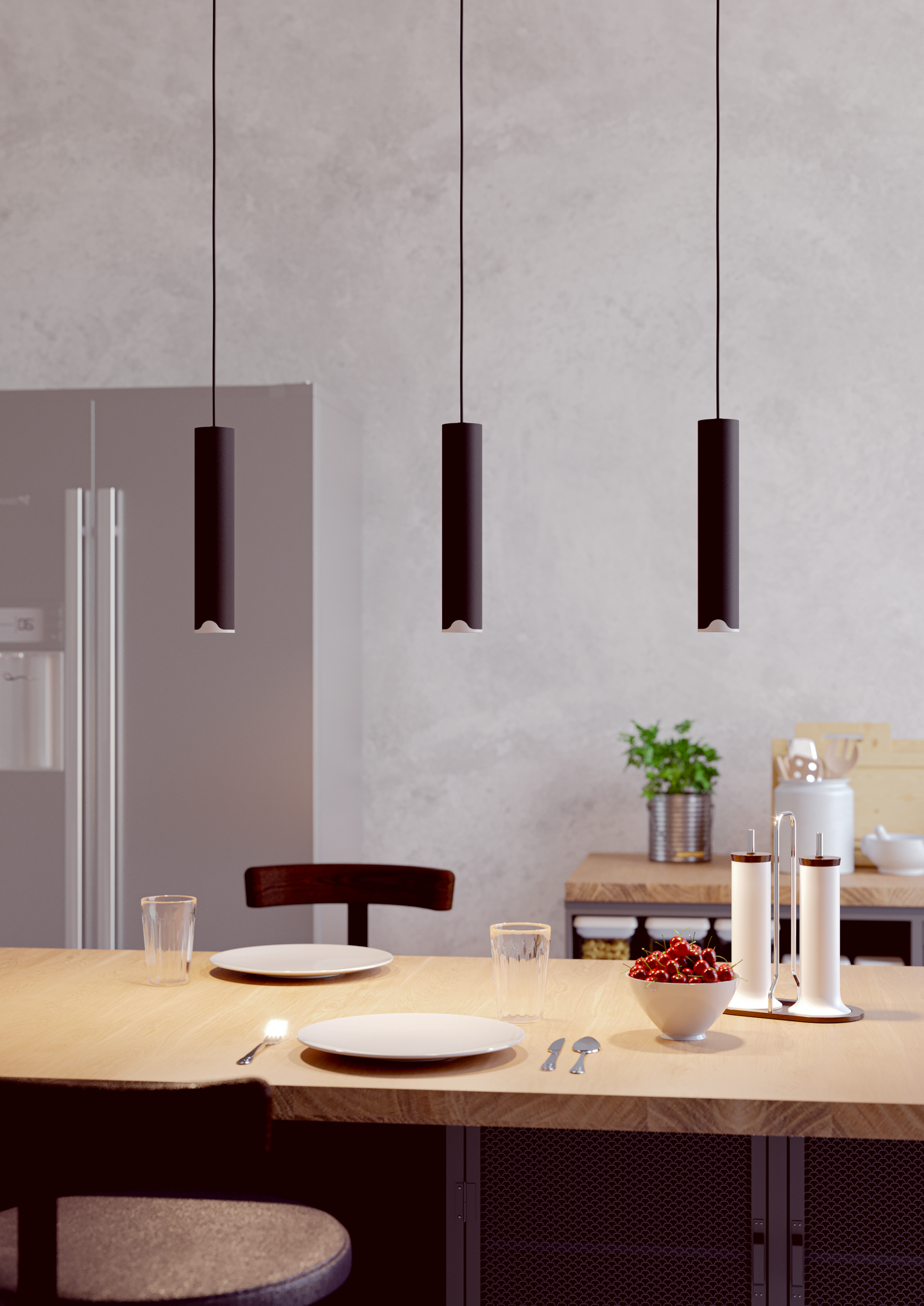 Riippuvalaisin EGLO connect.z 3-os Balamorta-z led 3x3,7W RGB CCT musta