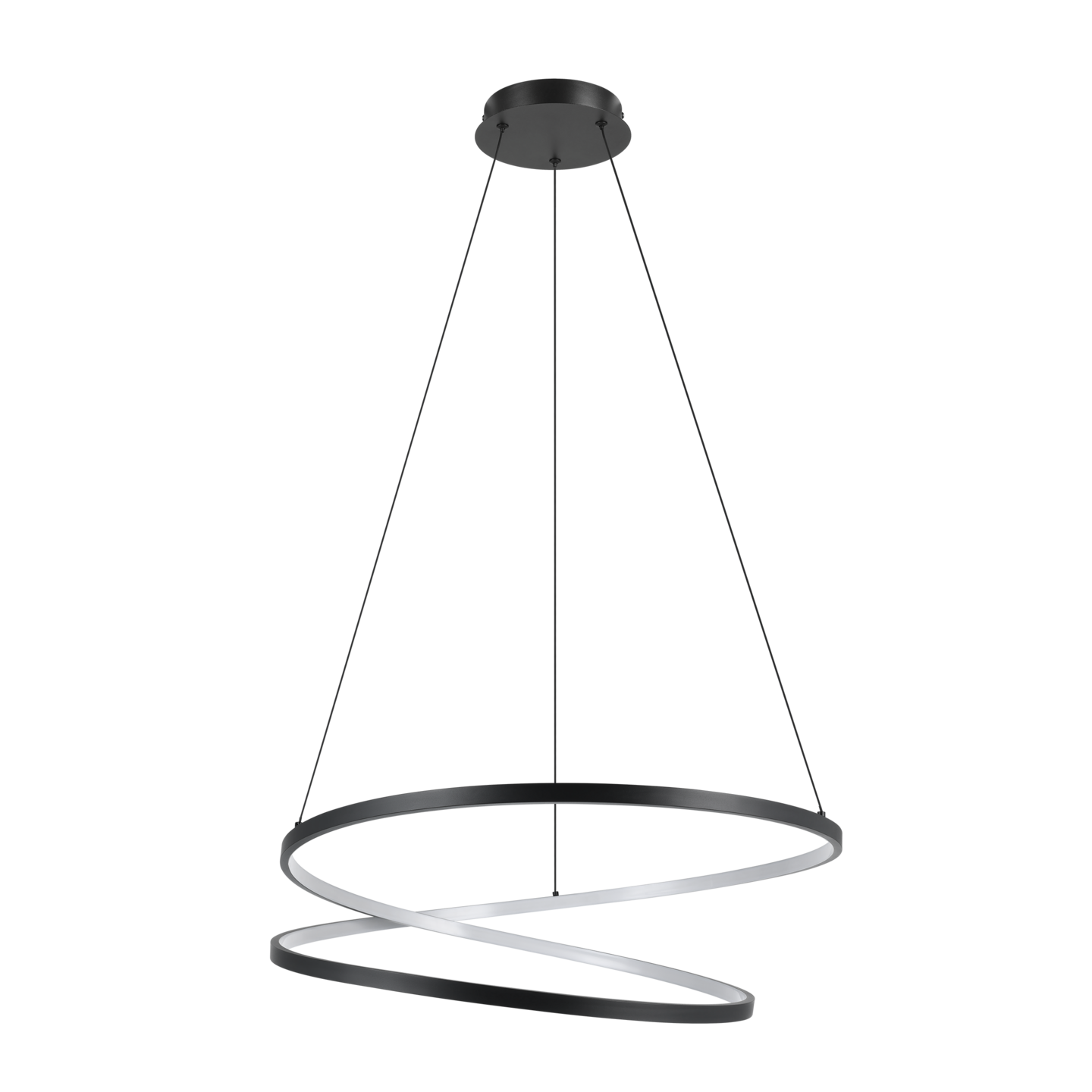 Riippuvalaisin EGLO Ruotale led 42W 70cm musta