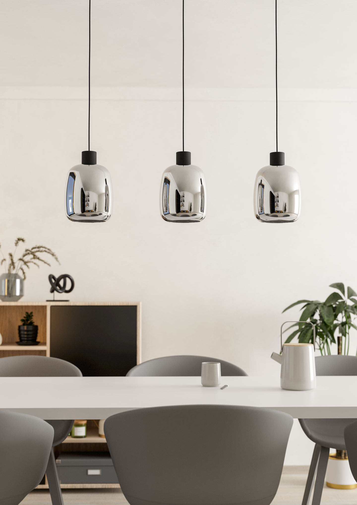 Riippuvalaisin EGLO connect.z 3-os Molochio-z led 3x3,7W RGB CCT musta