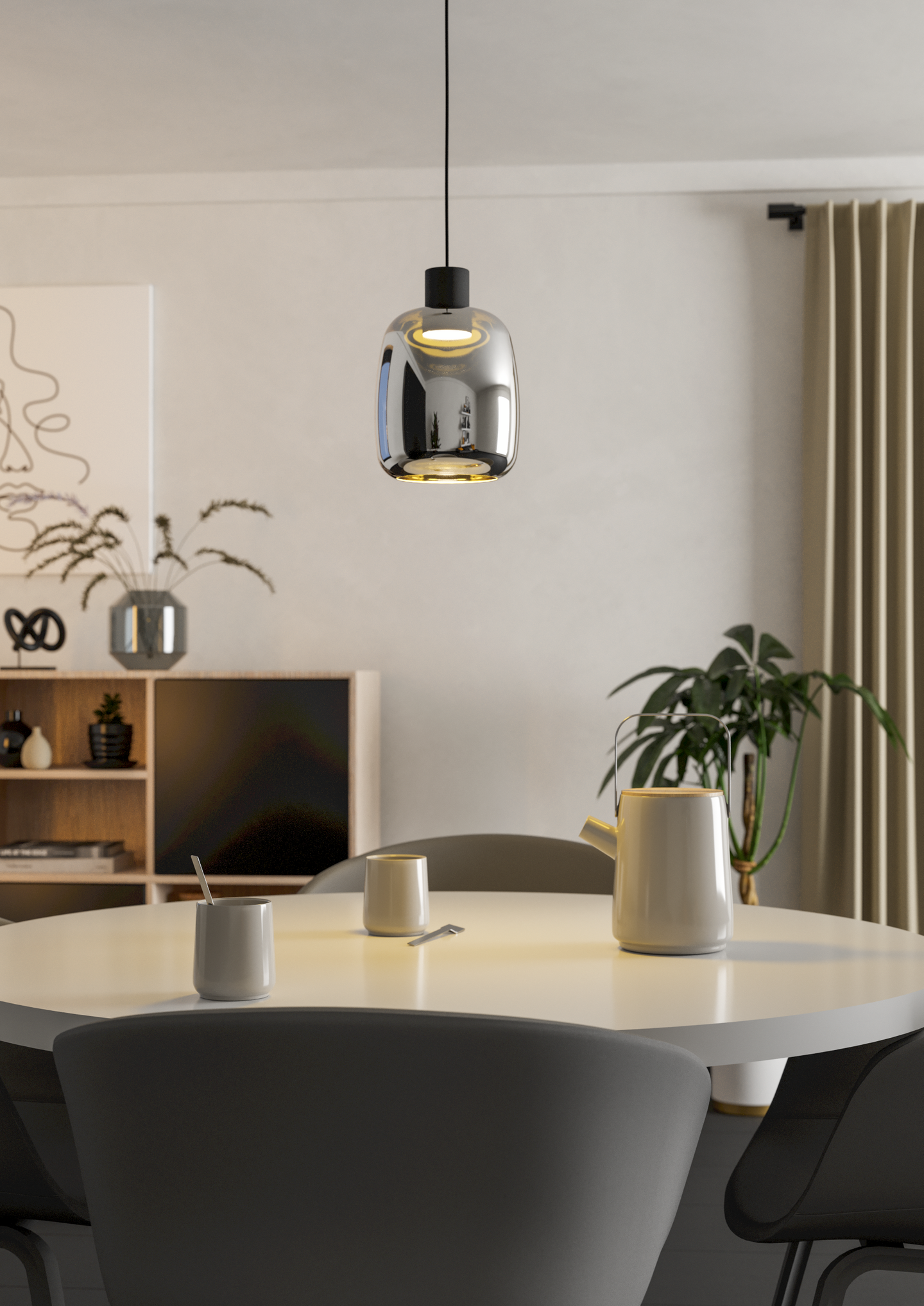 Riippuvalaisin EGLO connect.z Molochio-z led 3,7W RGB CCT musta