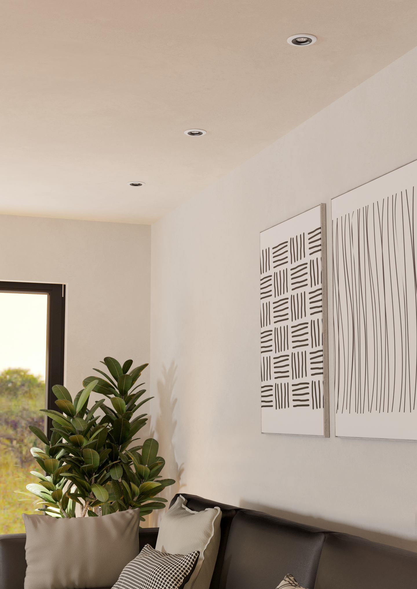 Uppospottisarja EGLO Calonge RGB led 3x3,8W 9,8cm musta/valkoinen