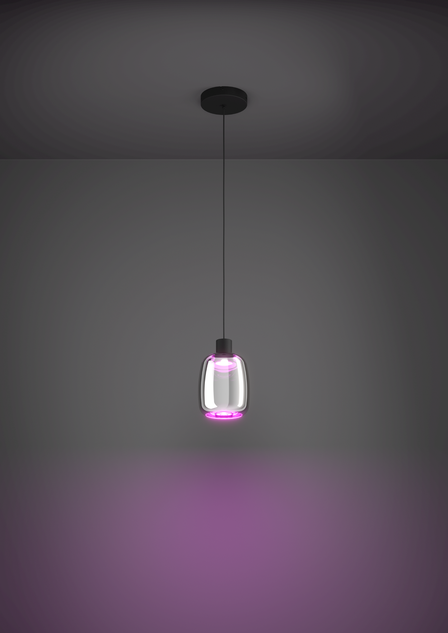 Riippuvalaisin EGLO connect.z Molochio-z led 3,7W RGB CCT musta