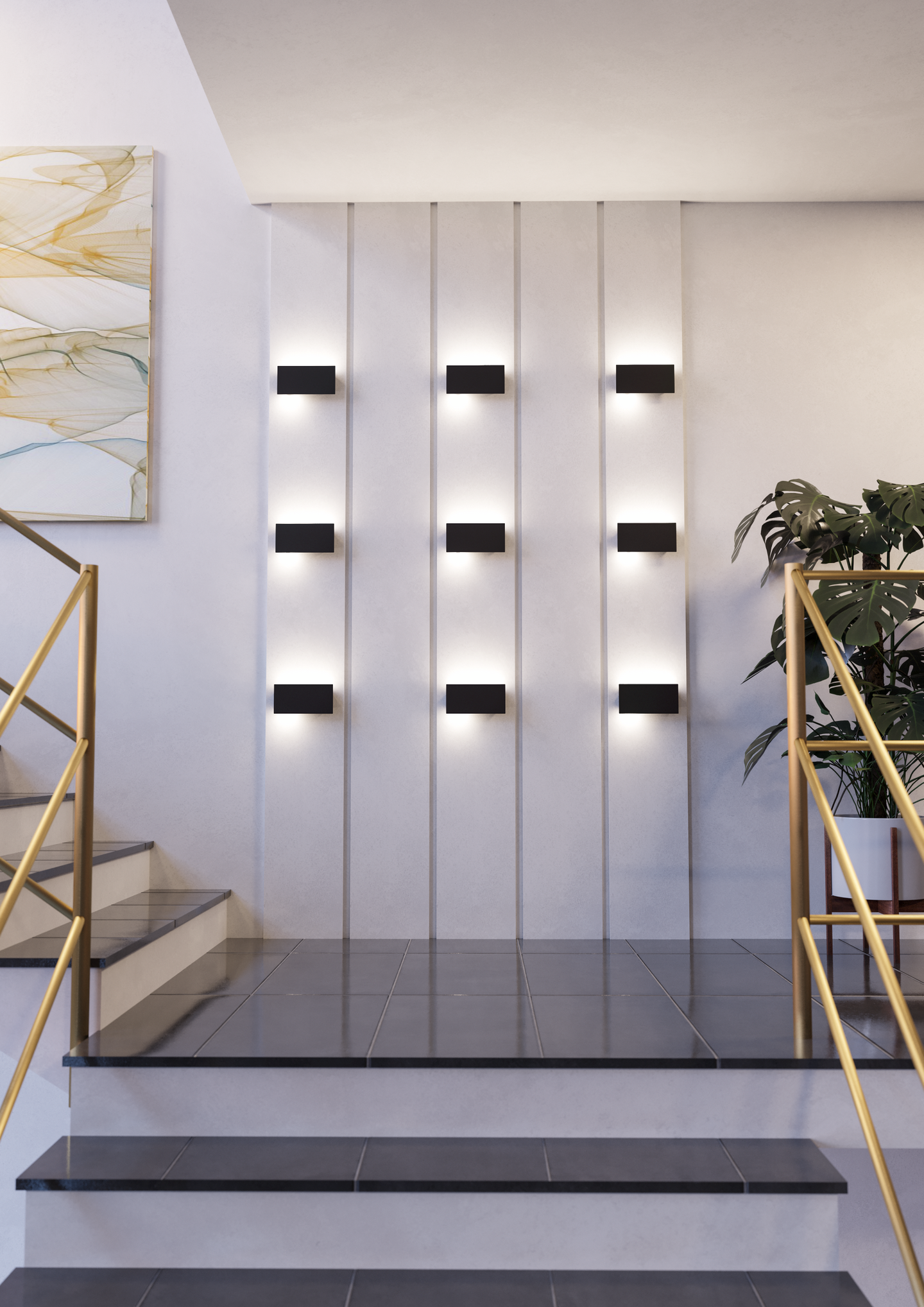 Seinävalaisin EGLO Talamello led 6W 20x10cm musta