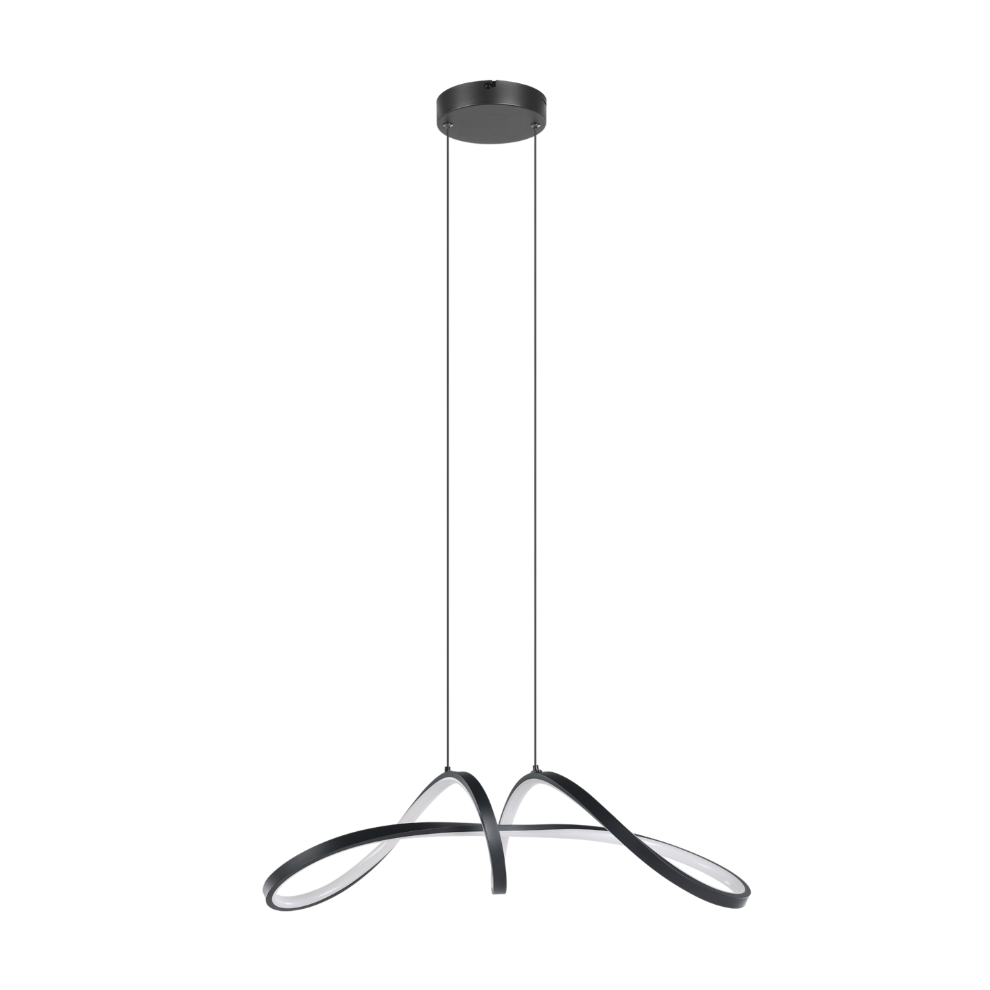 Riippuvalaisin EGLO connect.z Calarossa-z led 22W RGB CCT musta/valkoinen