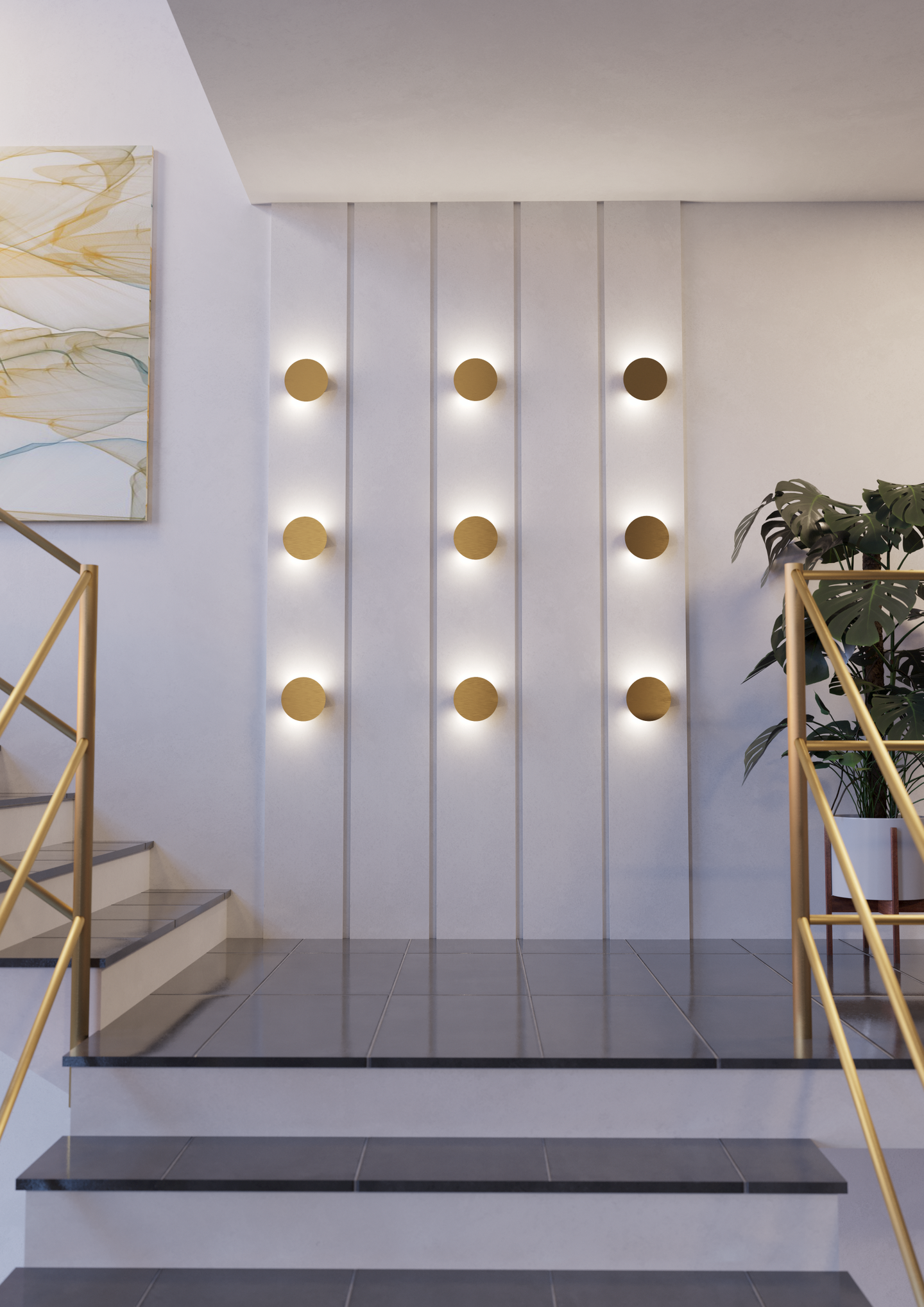 Seinävalaisin EGLO Talamello led 4W 15cm kulta