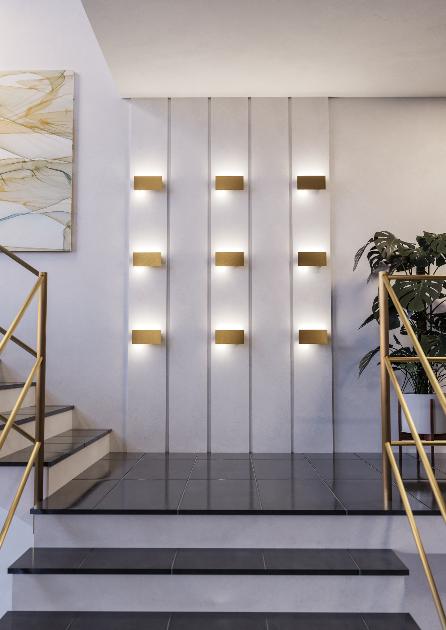 Seinävalaisin EGLO Talamello led 6W 20x10cm kulta