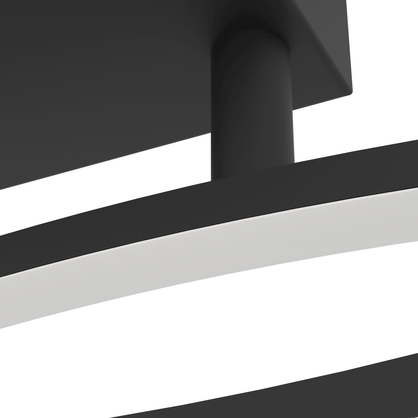 Kattovalaisin EGLO Grisolia led 12W musta/valkoinen