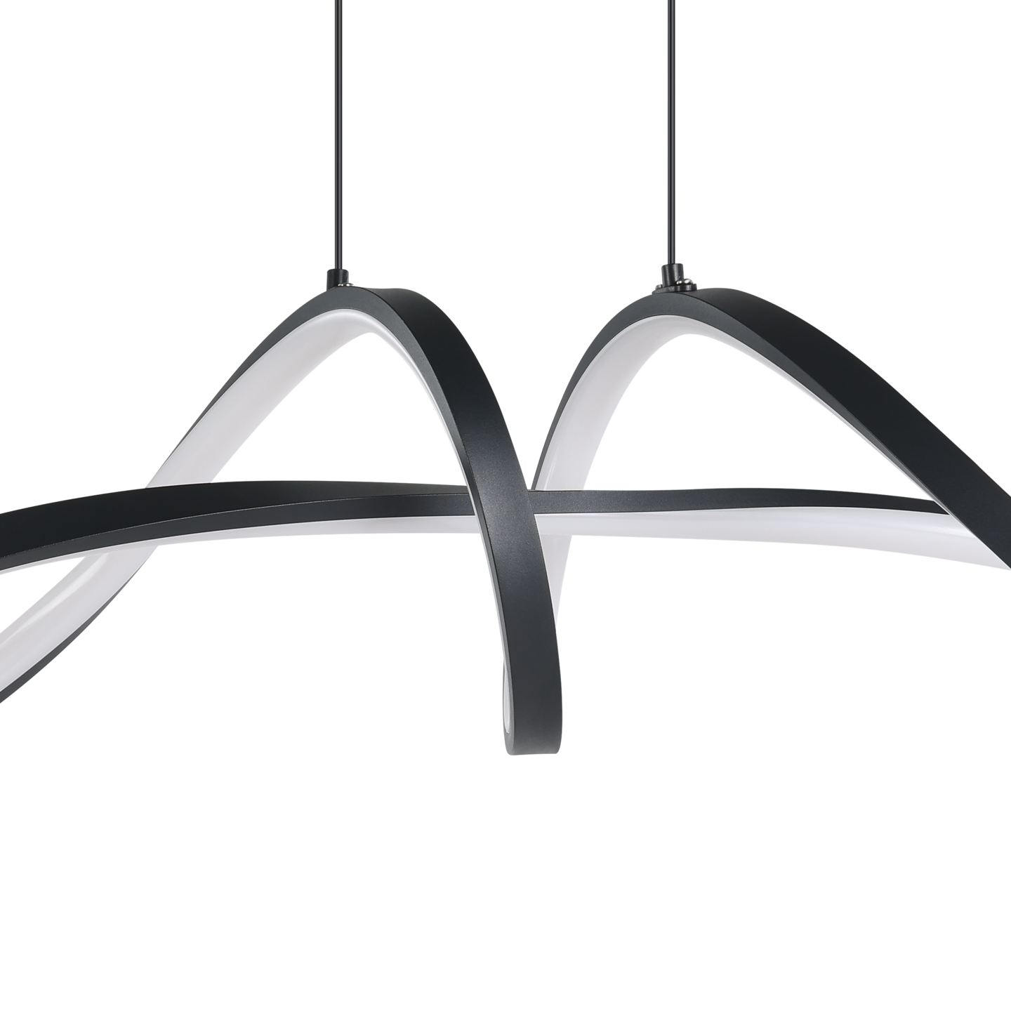 Riippuvalaisin EGLO connect.z Calarossa-z led 22W RGB CCT musta/valkoinen